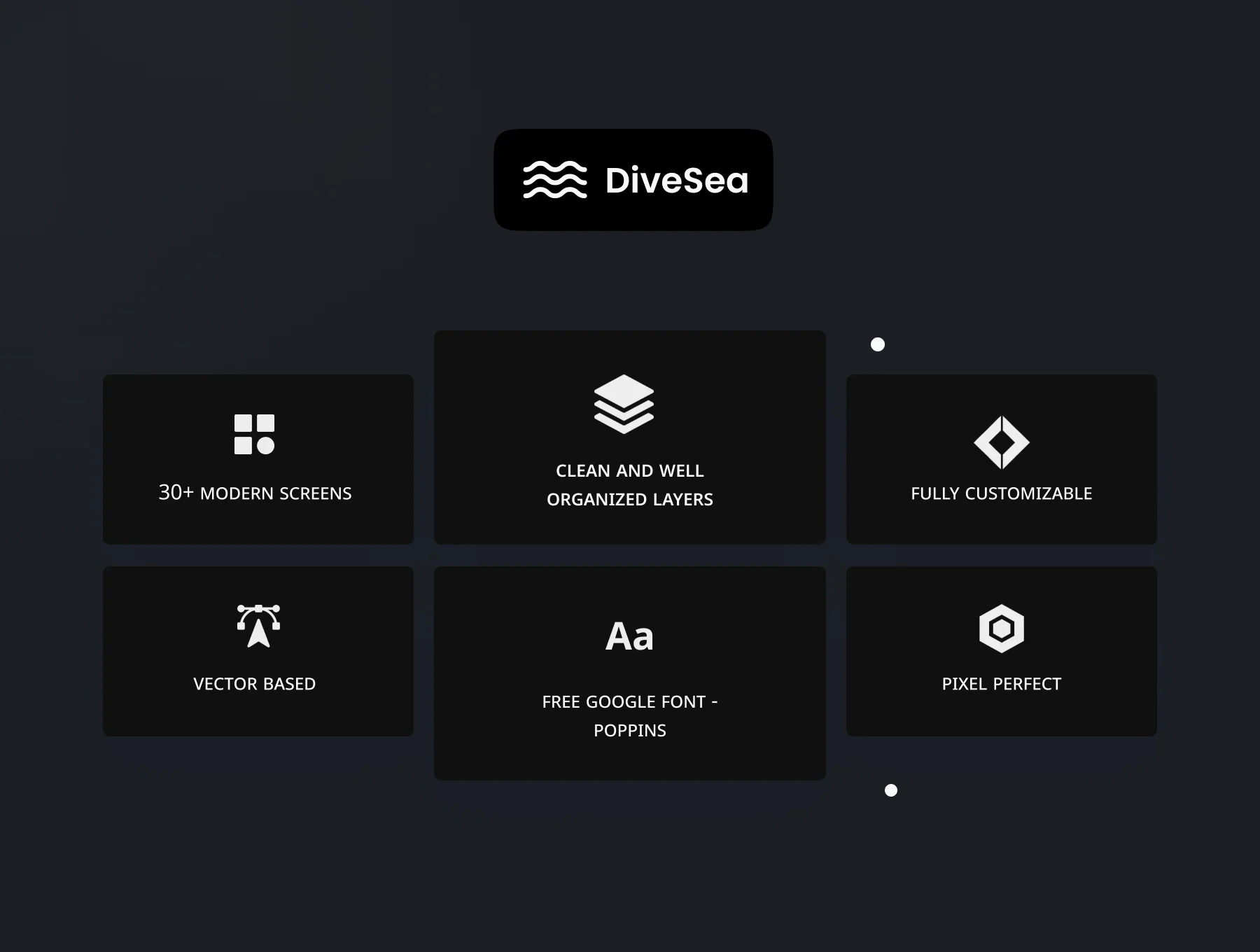 DiveSea - NFT Market Landing Page & Web UI KIT 4