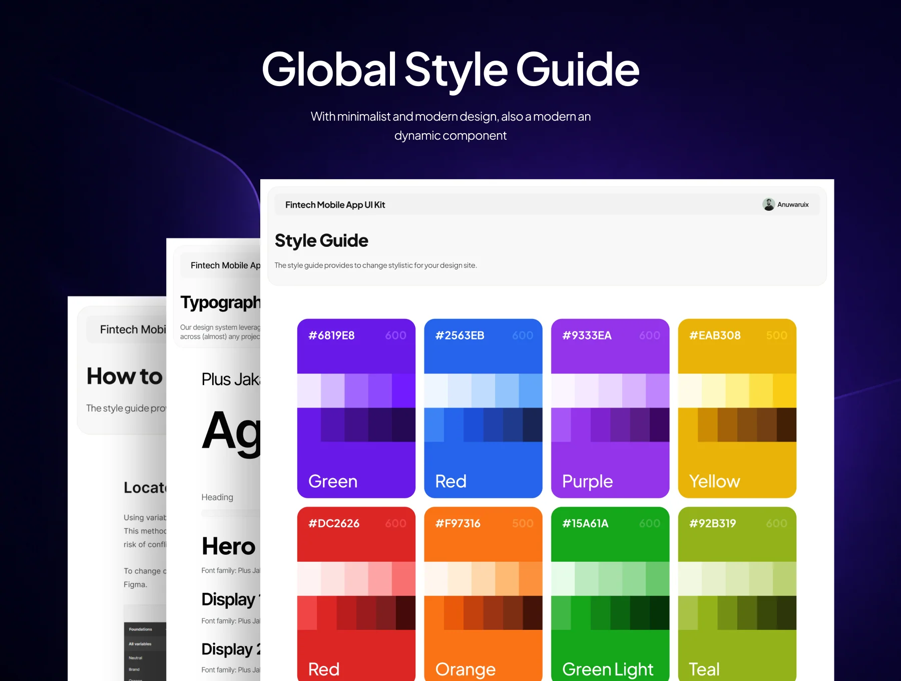 Fintech Mobile App UI Kit 3