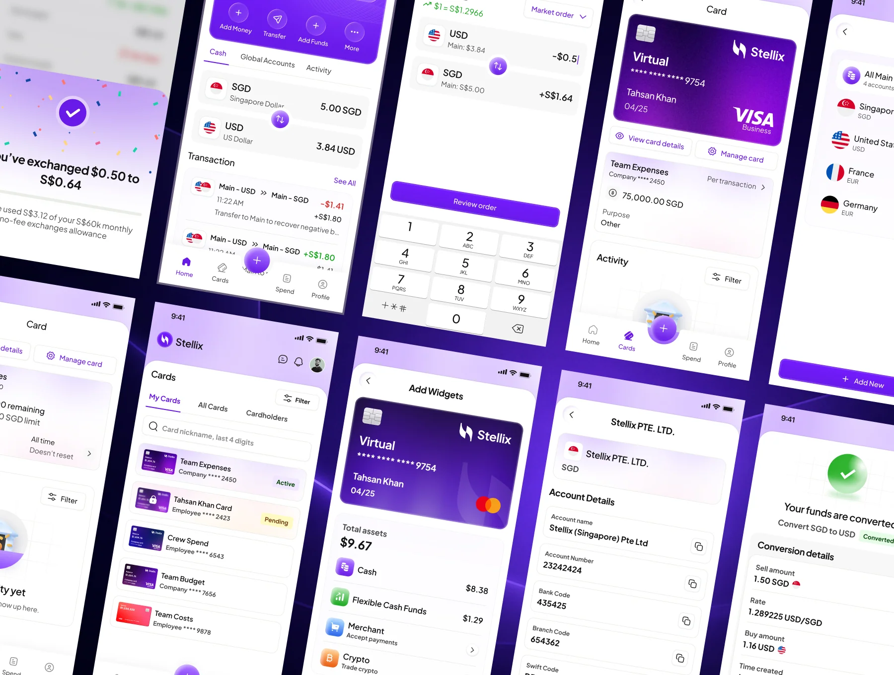 Fintech Mobile App UI Kit 6
