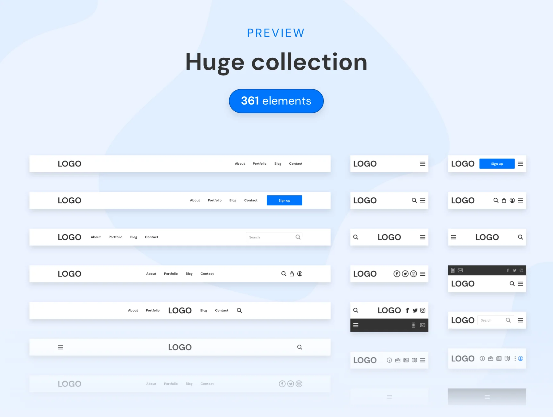 DOB – Desktop & Mobile Wireframe UI Kit 6