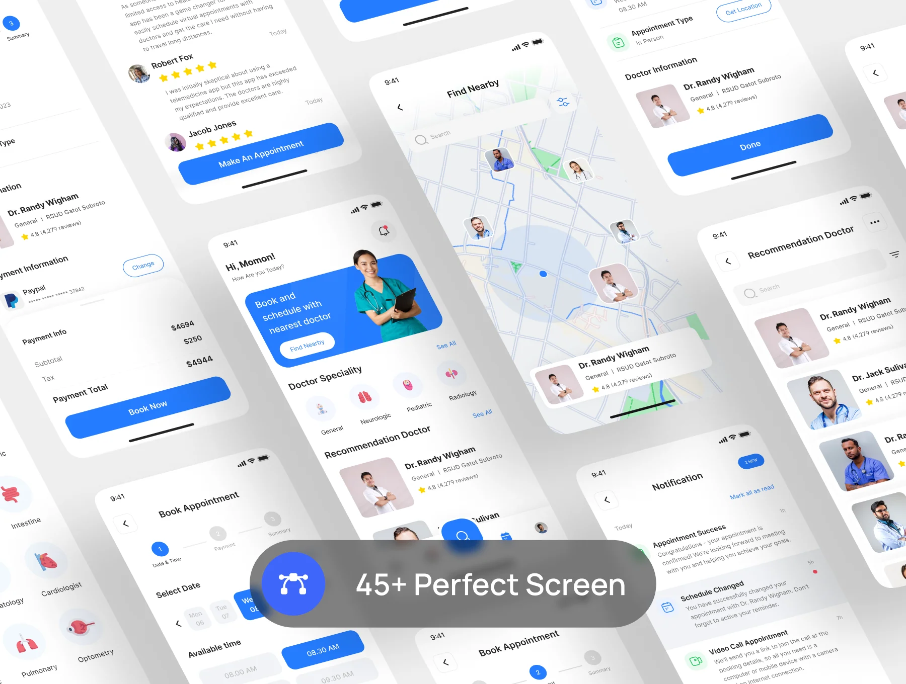 Docdoc - Doctor & Health Care UI KIT 7