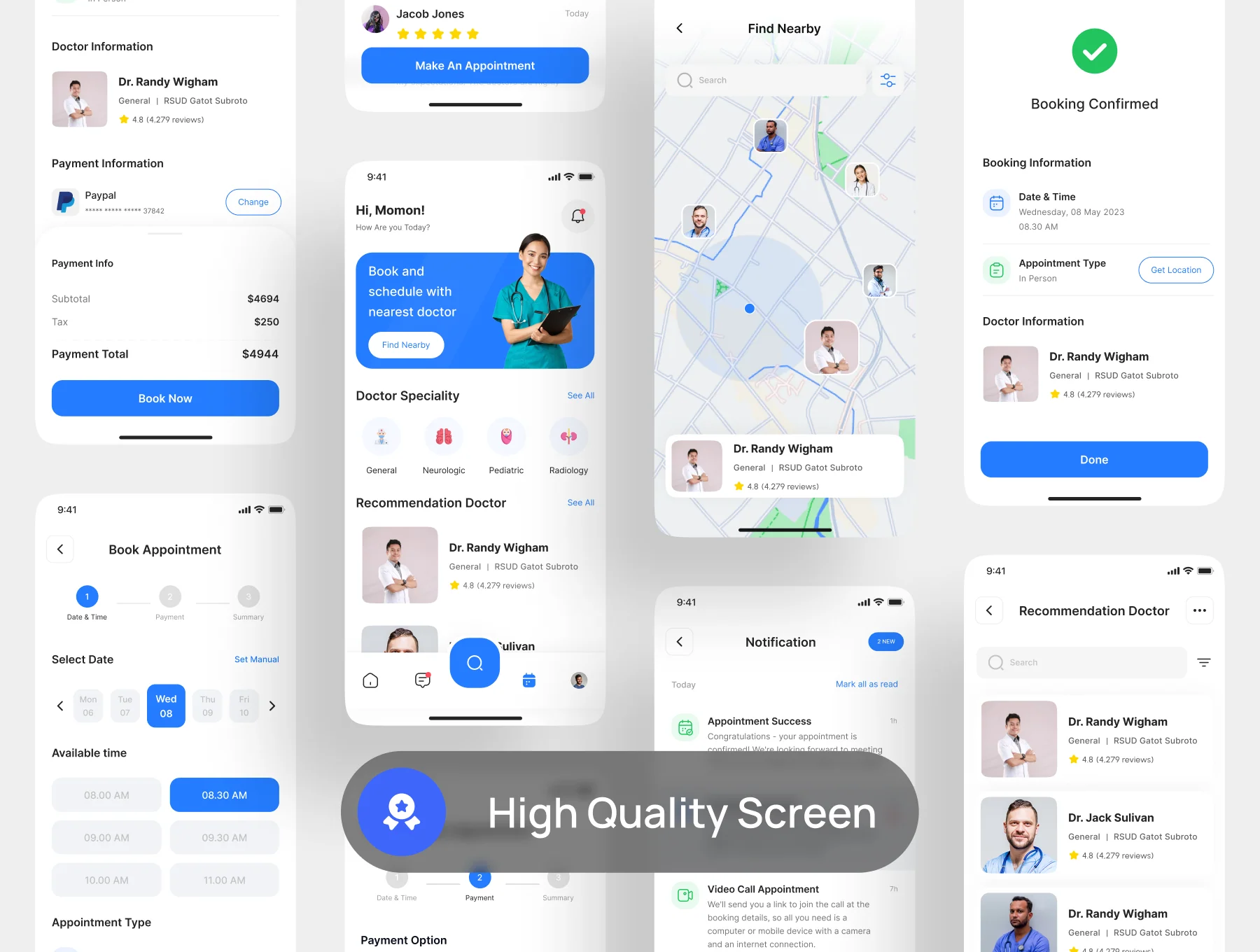 Docdoc - Doctor & Health Care UI KIT 8