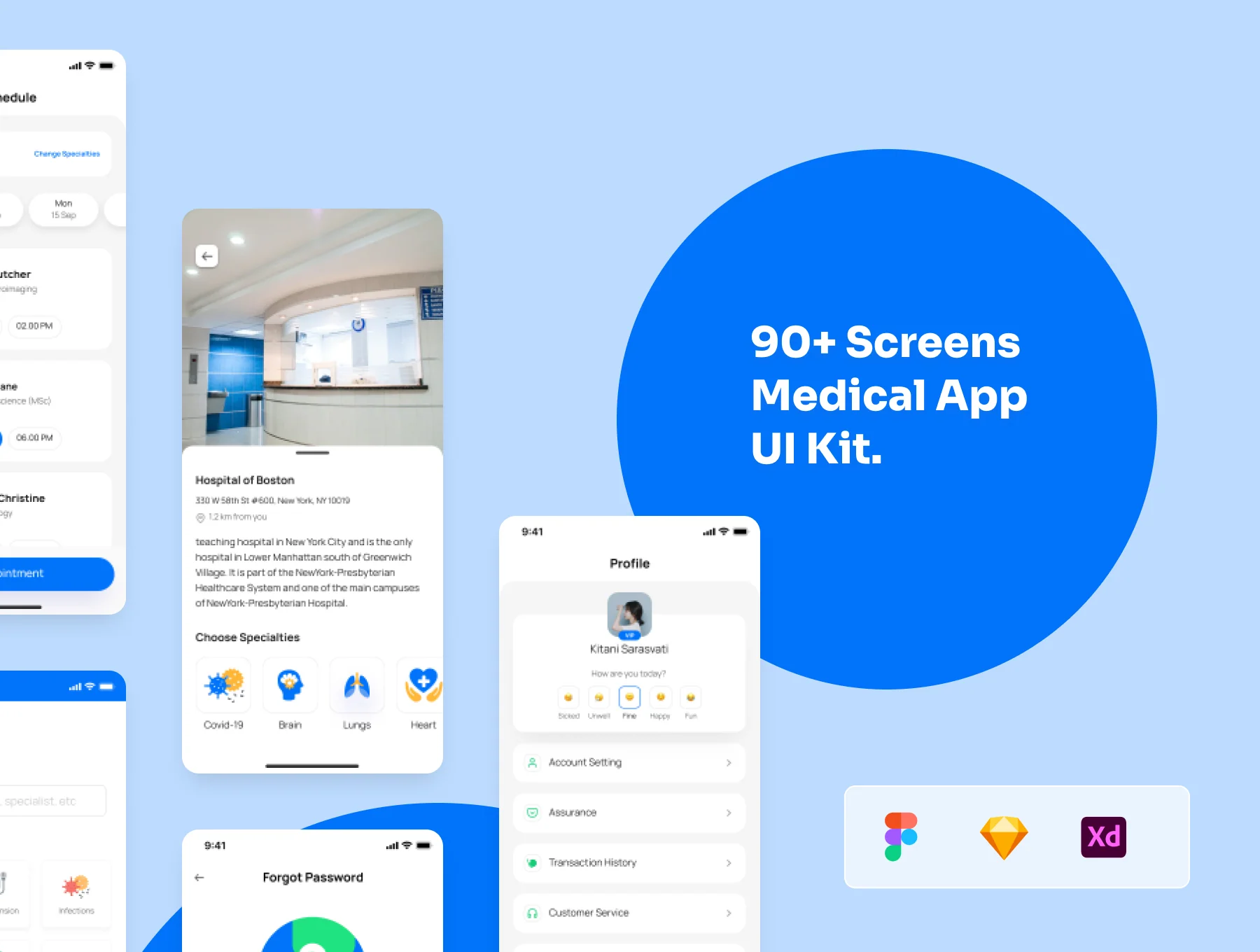 Dochub - Doctor and Medical App UI Kit 2