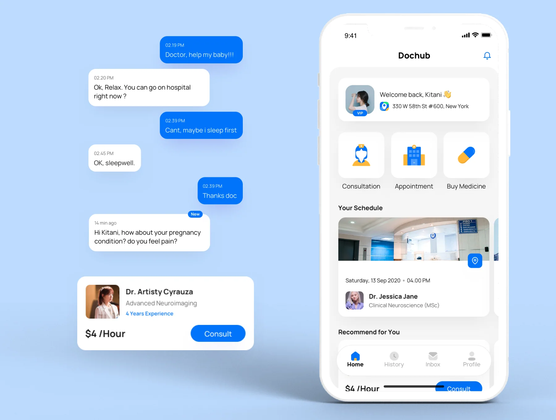 Dochub - Doctor and Medical App UI Kit 5