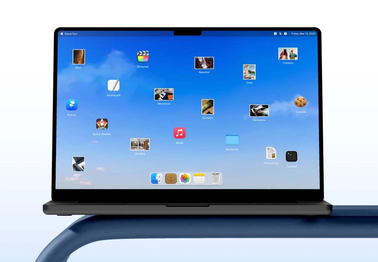 Dockfolio — MacOS Portfolio Experience