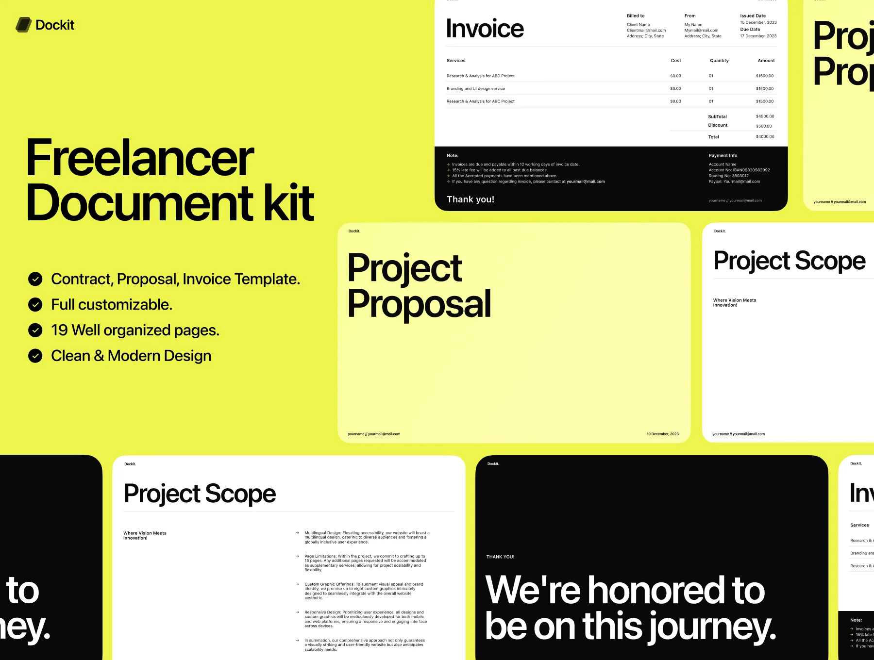 Dockit | The Ultimate Freelancer document Kit