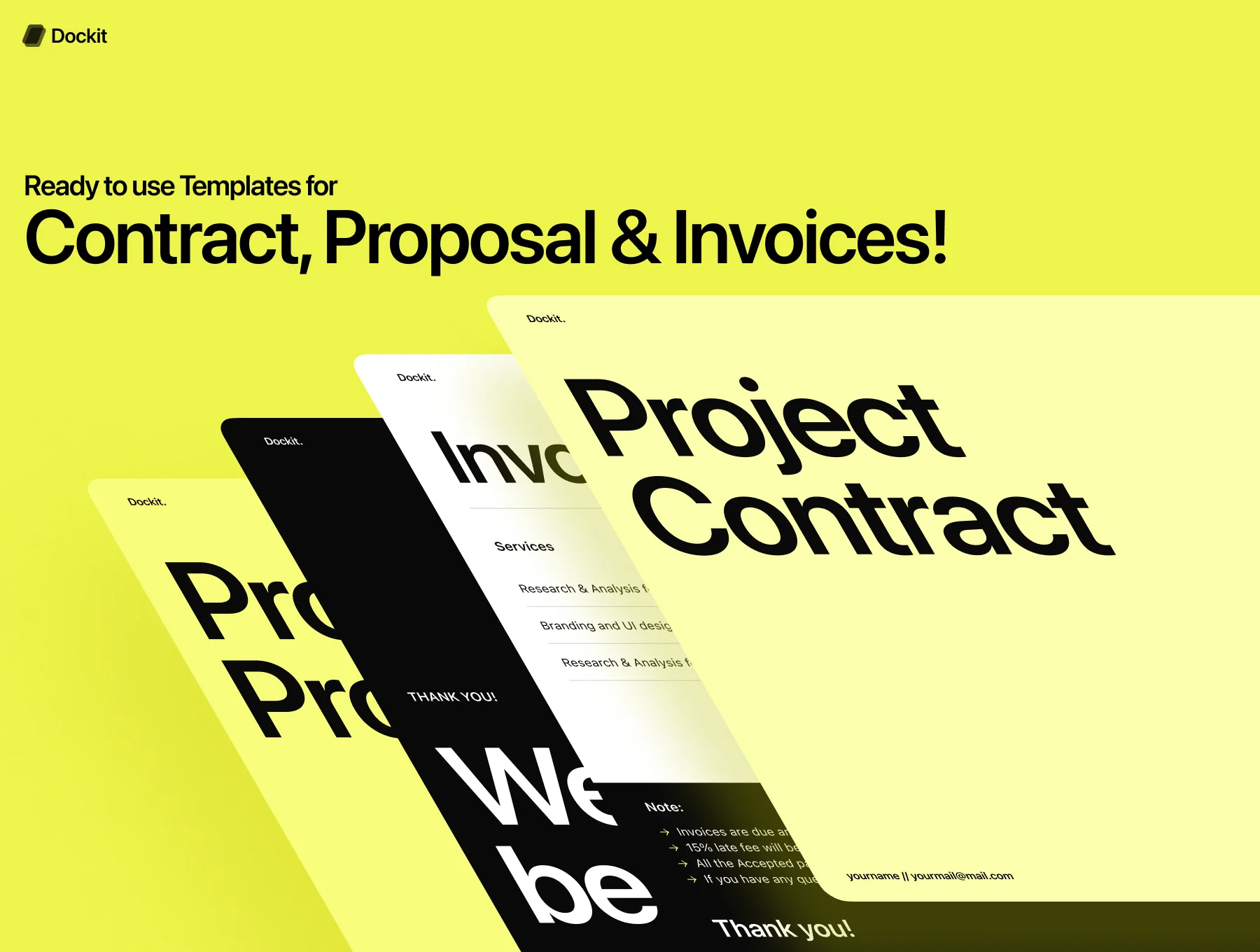 Dockit | The Ultimate Freelancer document Kit 3