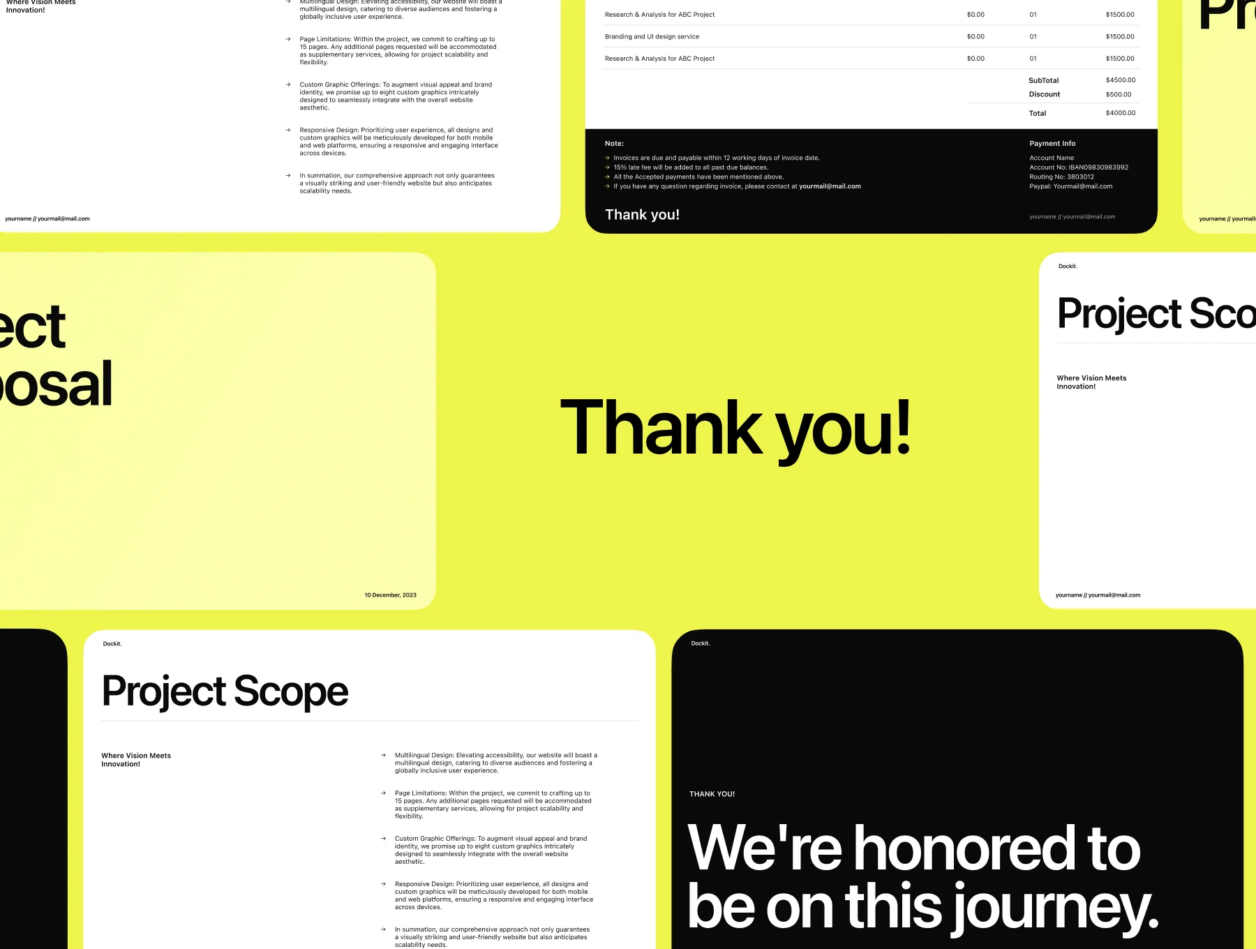 Dockit | The Ultimate Freelancer document Kit 6
