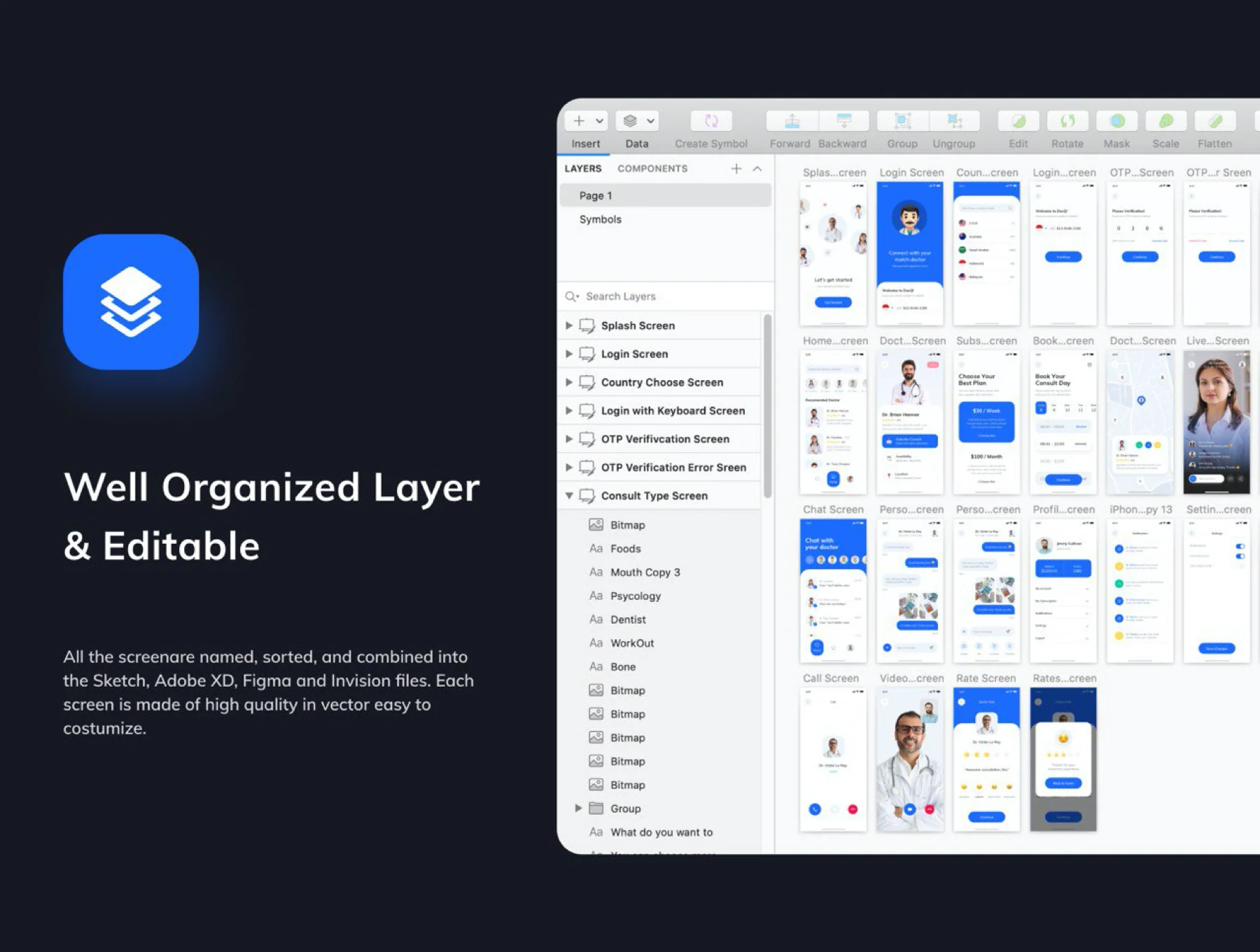 DocQ - Doctor Consultation UI KIT 3