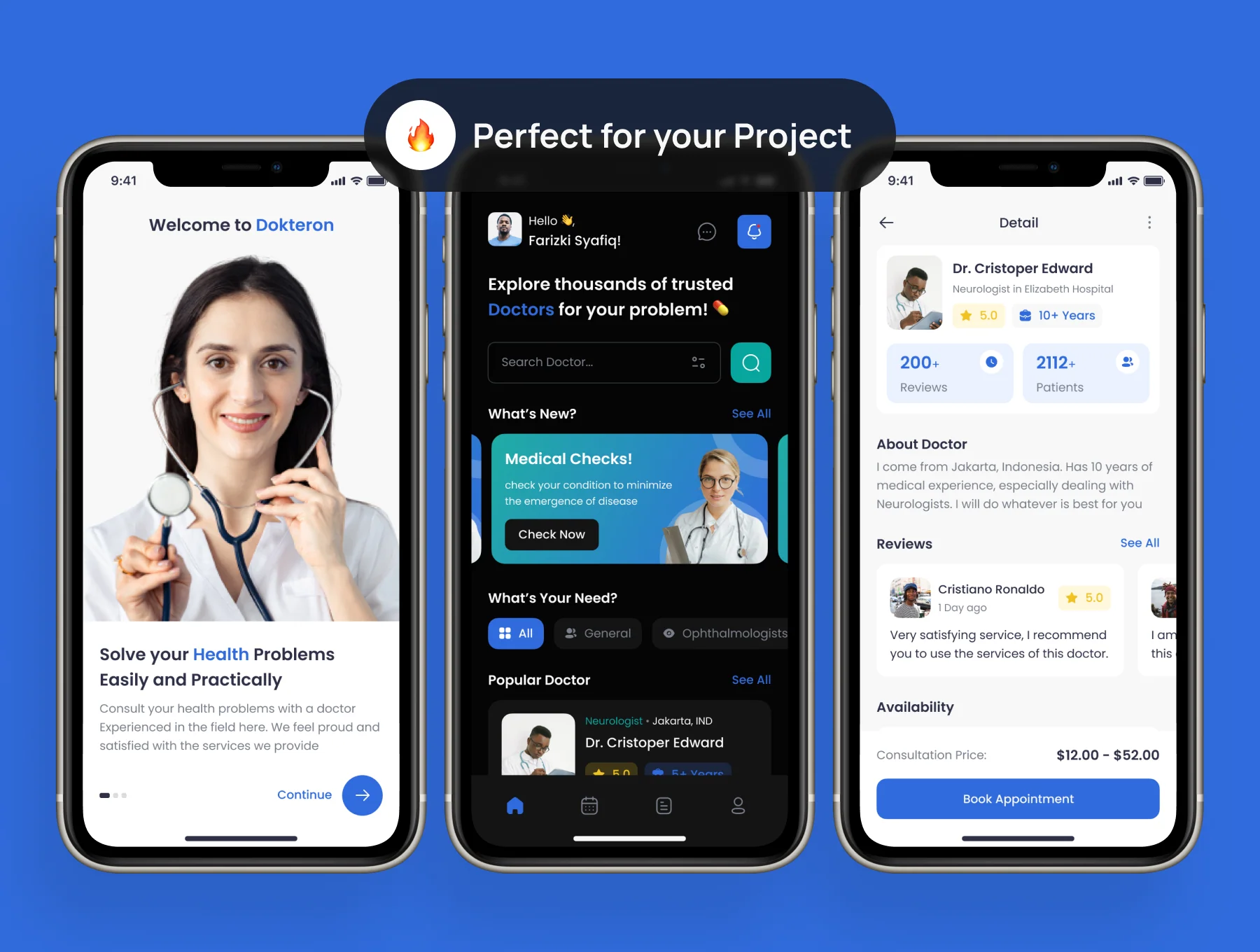 Docteron - Appointment Doctor App 3