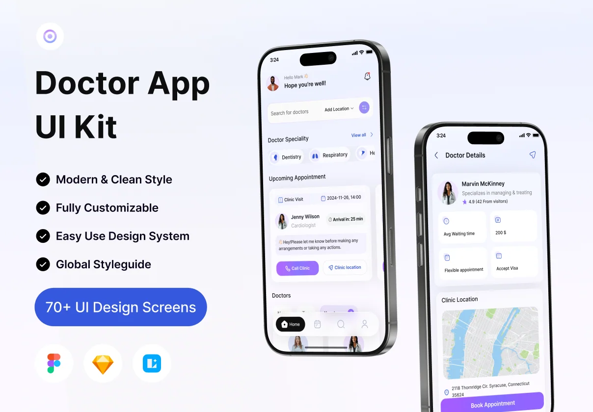 Doctor App - Medical Health UI Kit