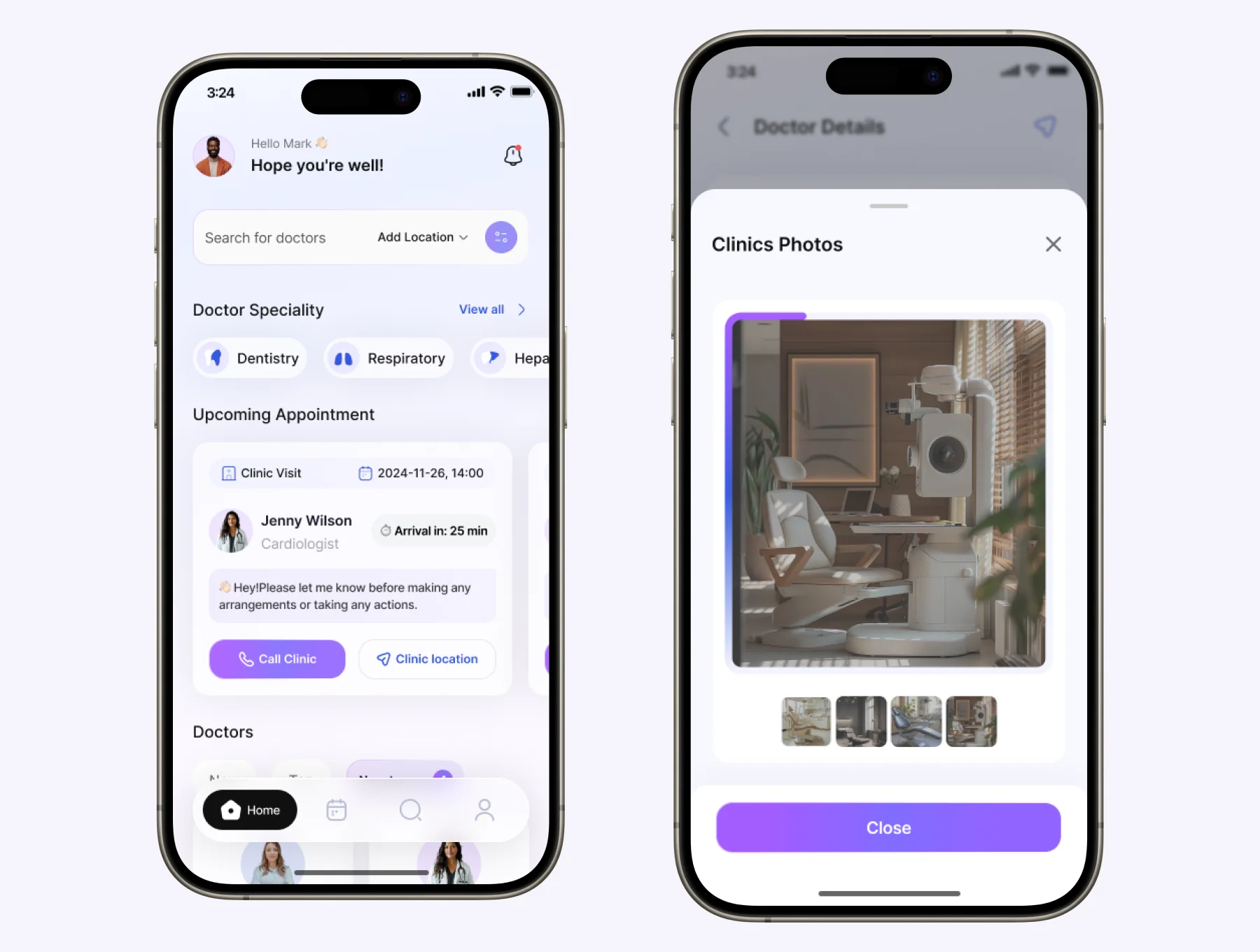 Doctor App - Medical Health UI Kit 6