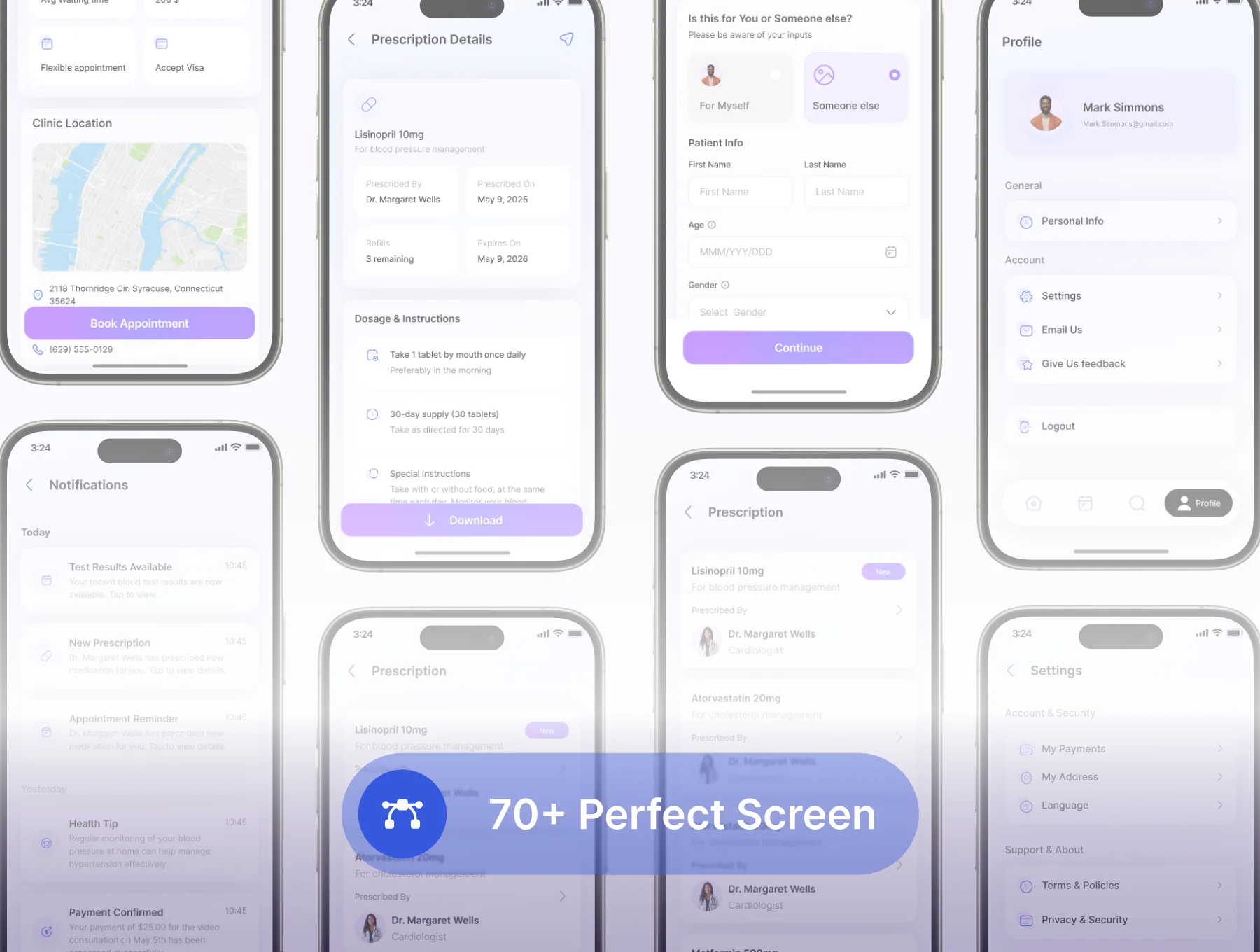 Doctor App - Medical Health UI Kit 7
