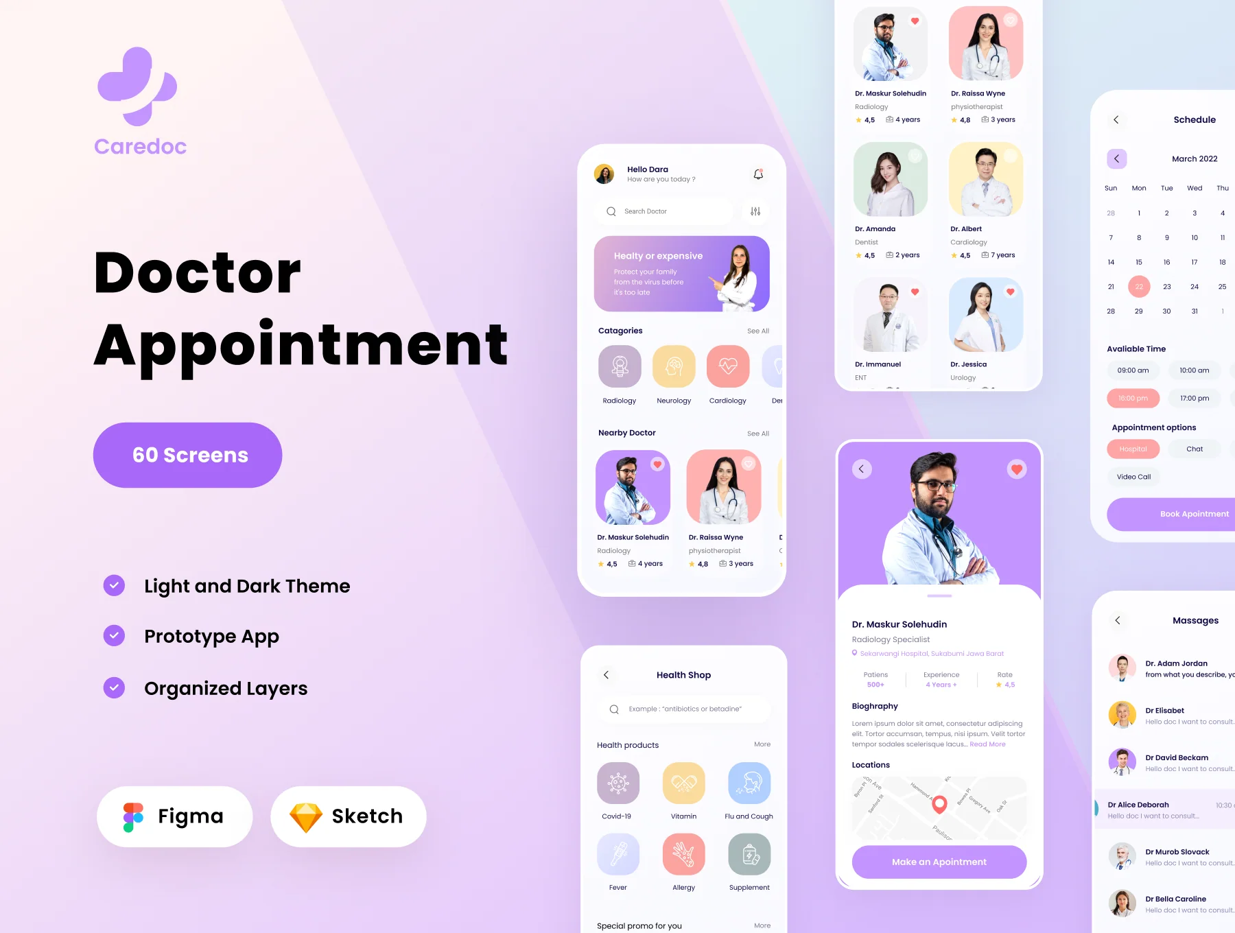Doctor Appointment App UI Kit