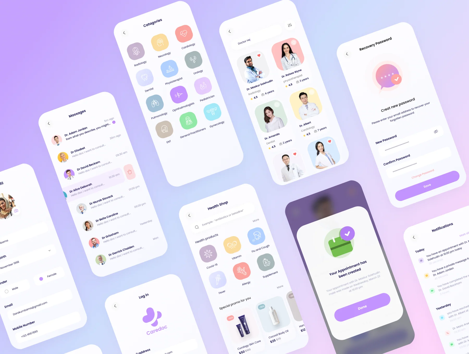 Doctor Appointment App UI Kit 5