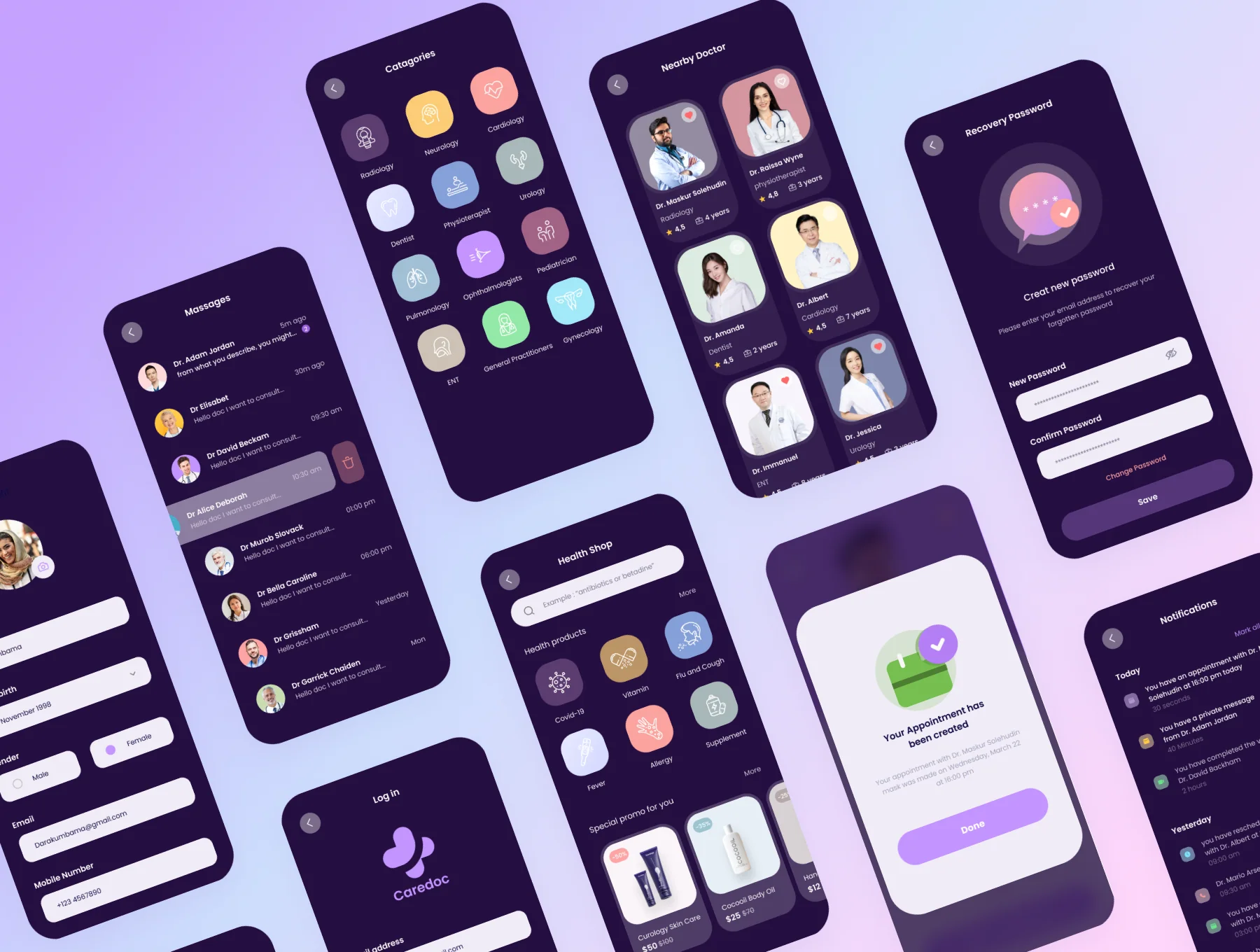 Doctor Appointment App UI Kit 6