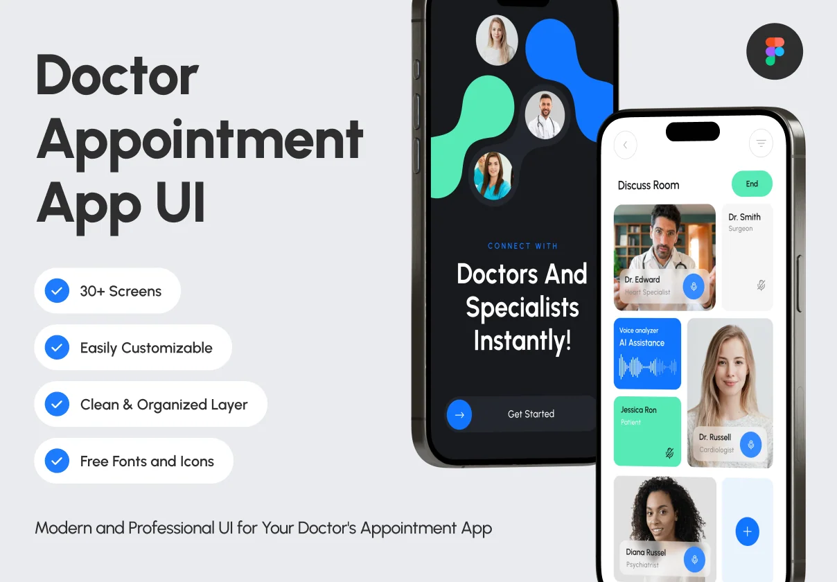 Doctor Appointment App UI