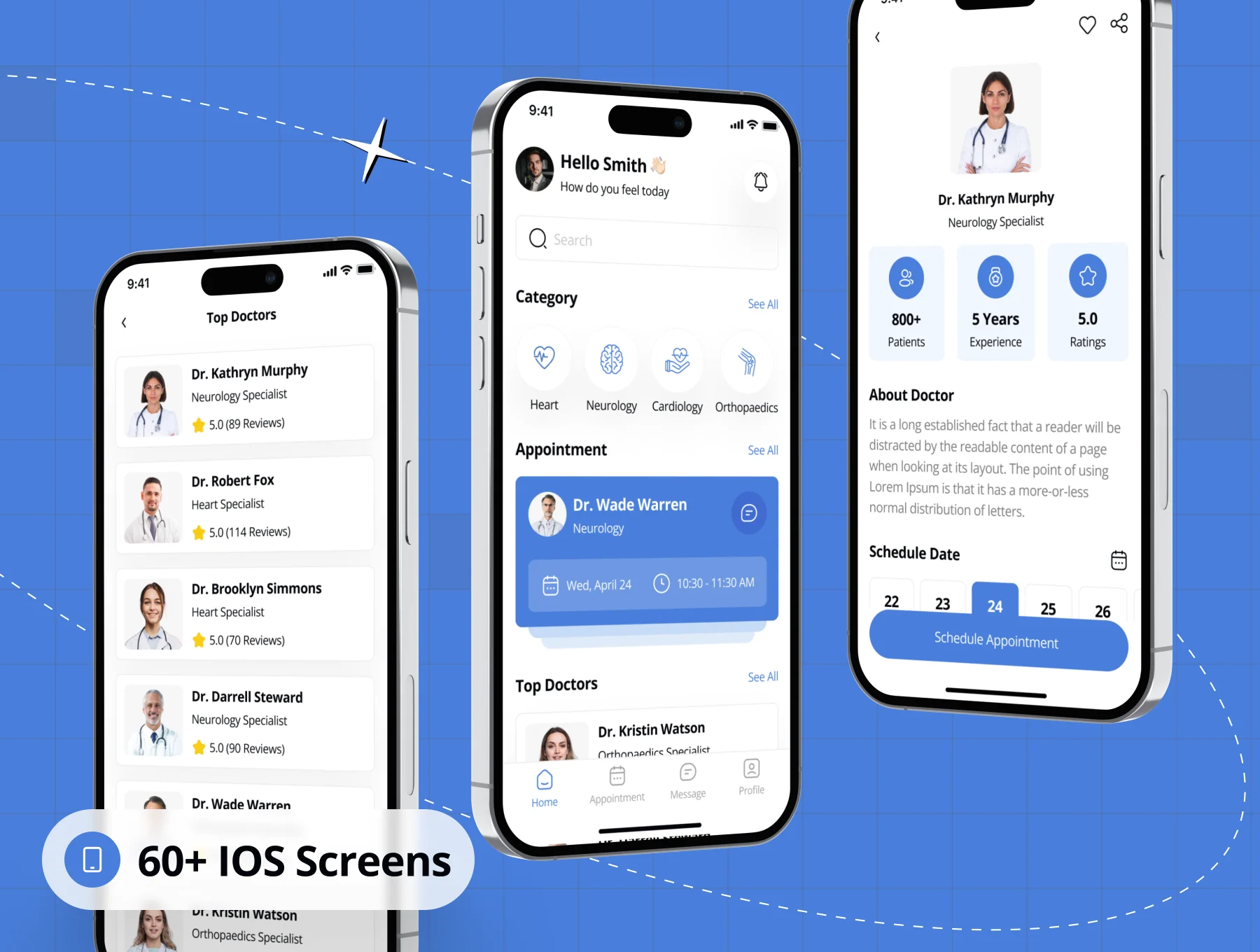 Doctor Appointment Booking App UI Kit 7