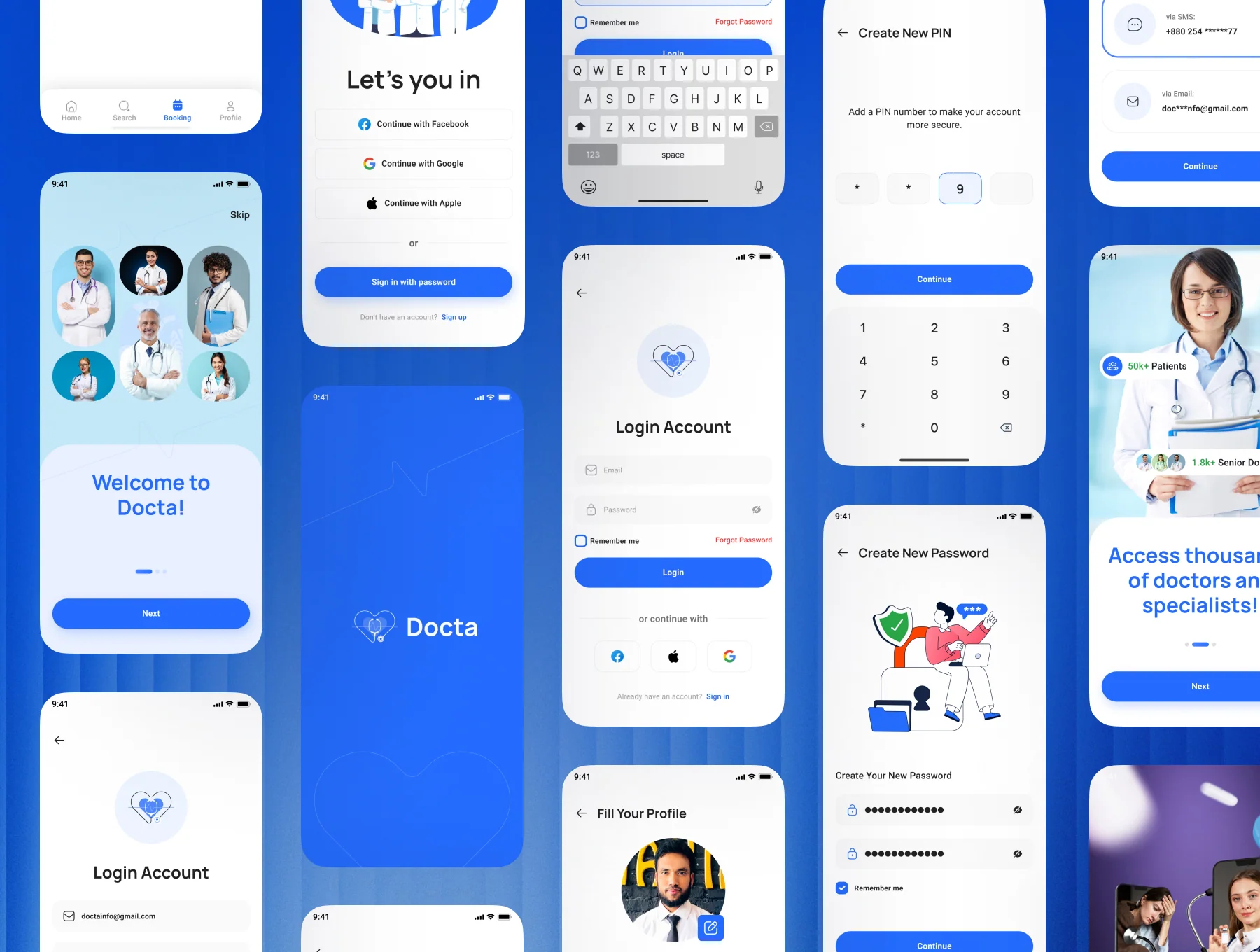 Doctor Appointment Booking Mobile App UI Kit 5