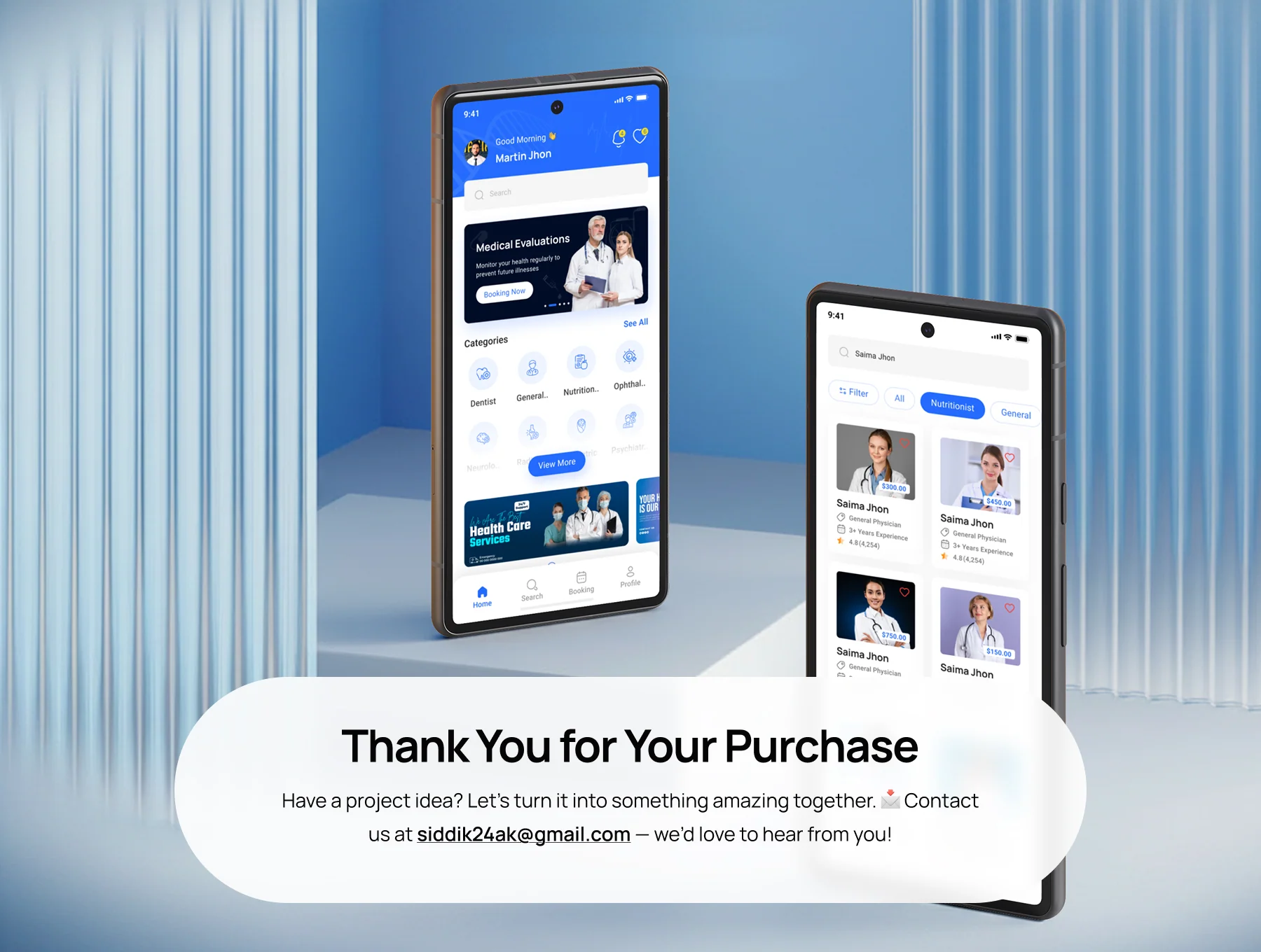 Doctor Appointment Booking Mobile App UI Kit 8