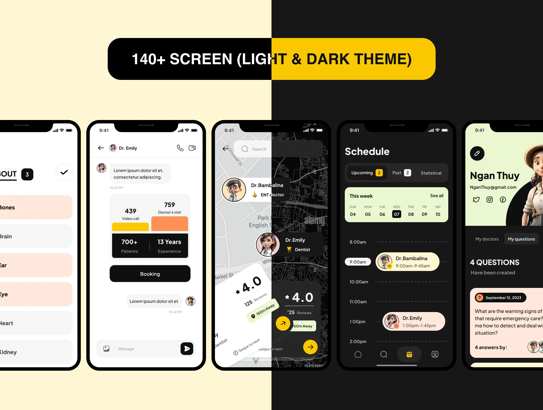Doctor Go For Patients - Doctor Appointment Figma UI Kit 2