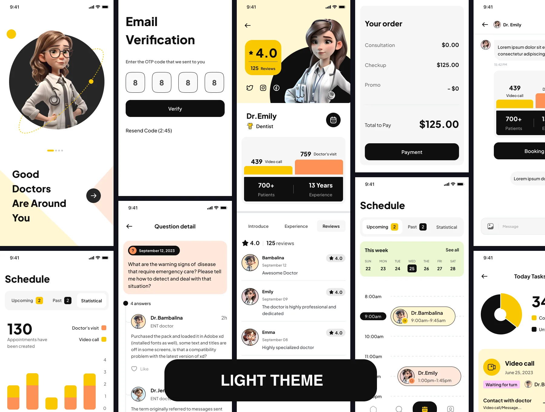 Doctor Go For Patients - Doctor Appointment Figma UI Kit 5