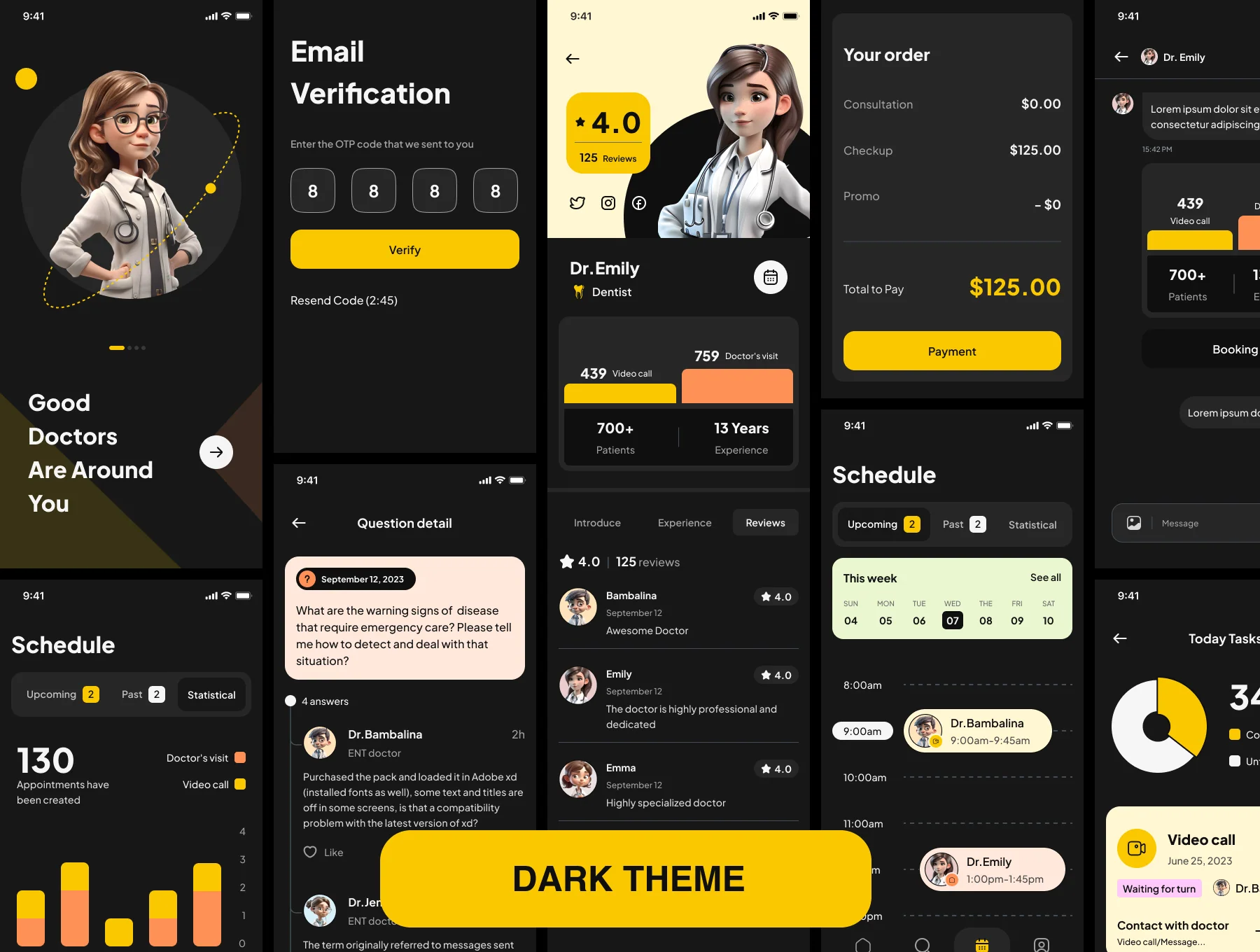 Doctor Go For Patients - Doctor Appointment Figma UI Kit 6