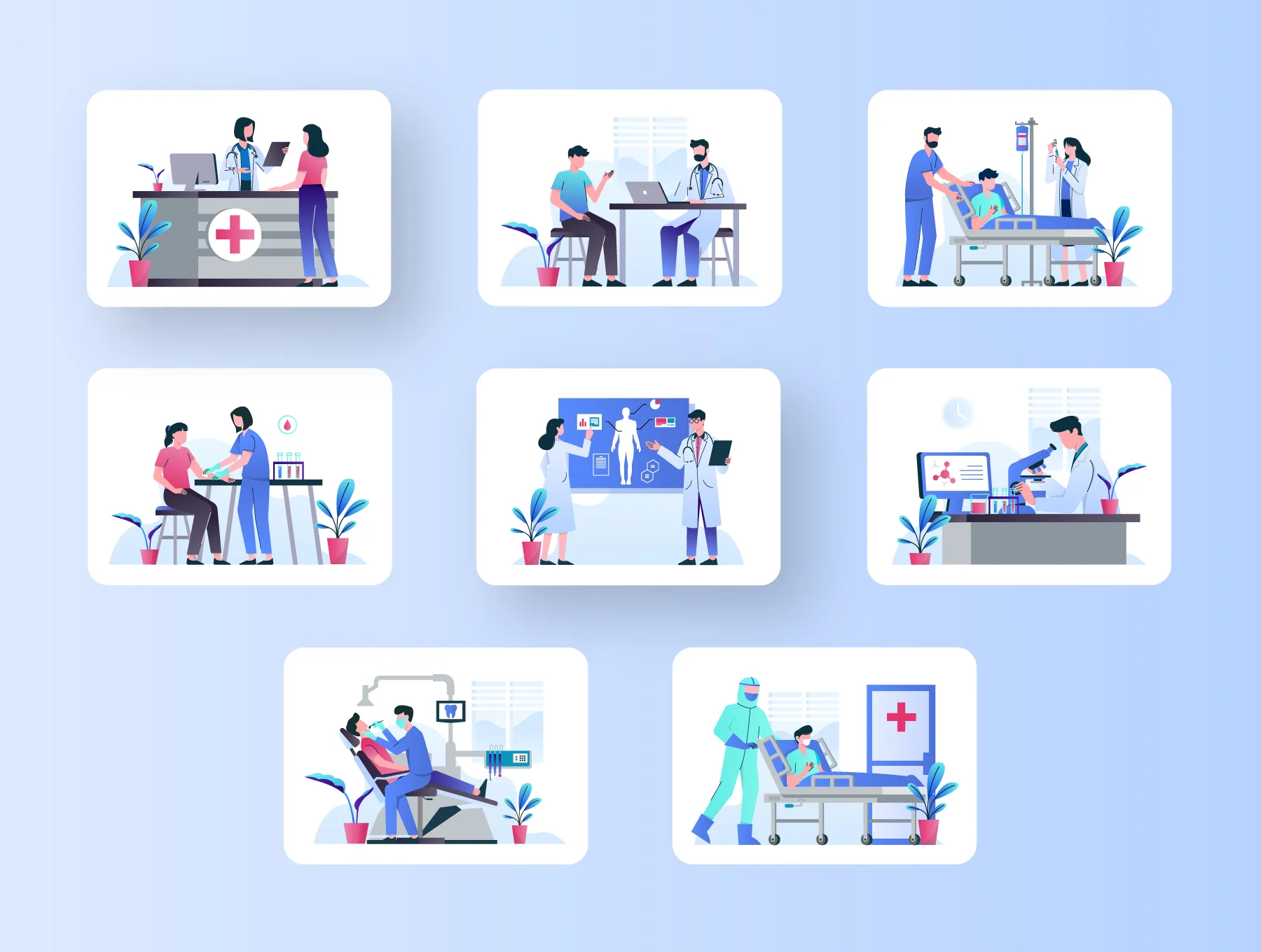 Doctor & Health Illustration Kit 3