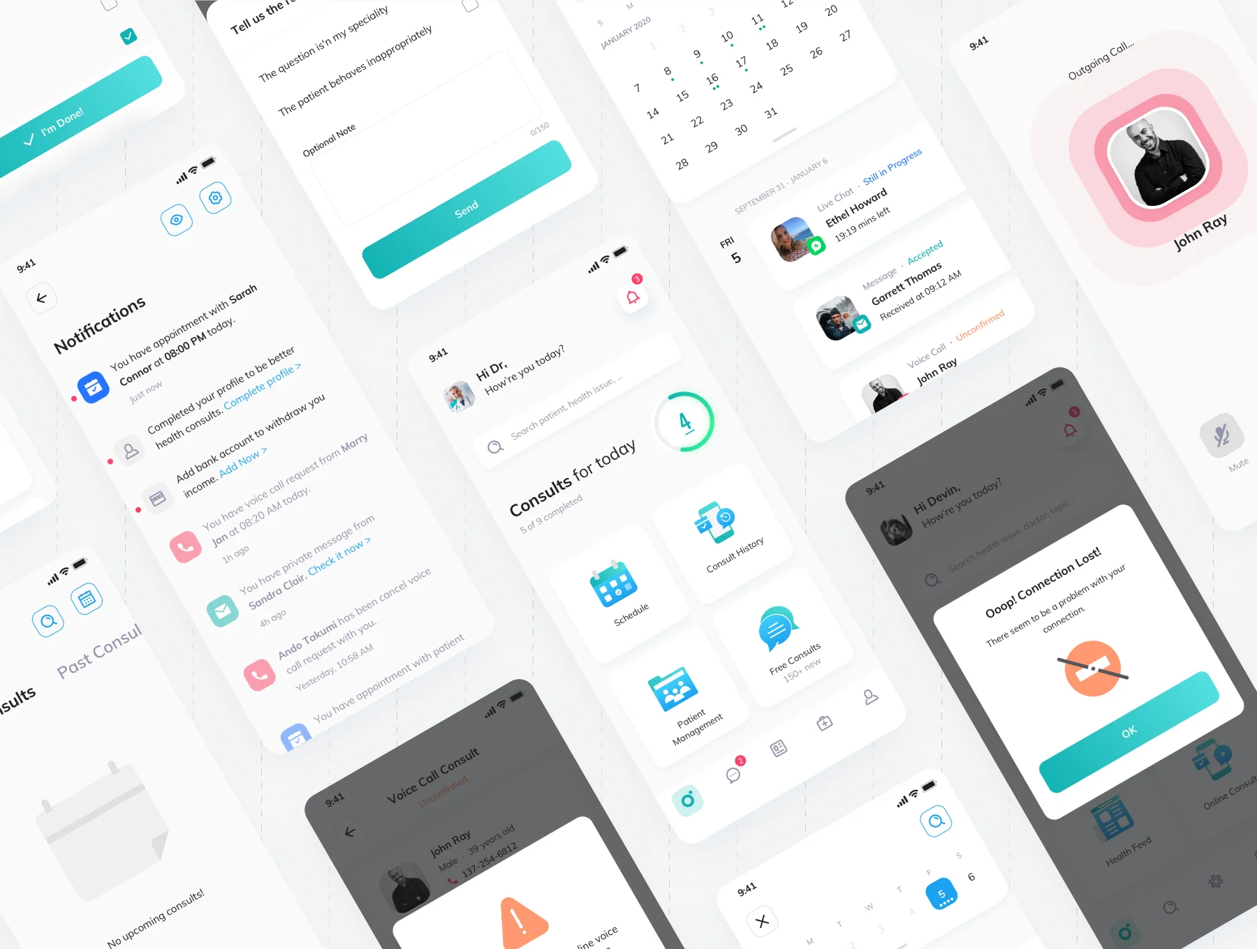 Doctor Plus - For Doctor iOS UI Kit 6