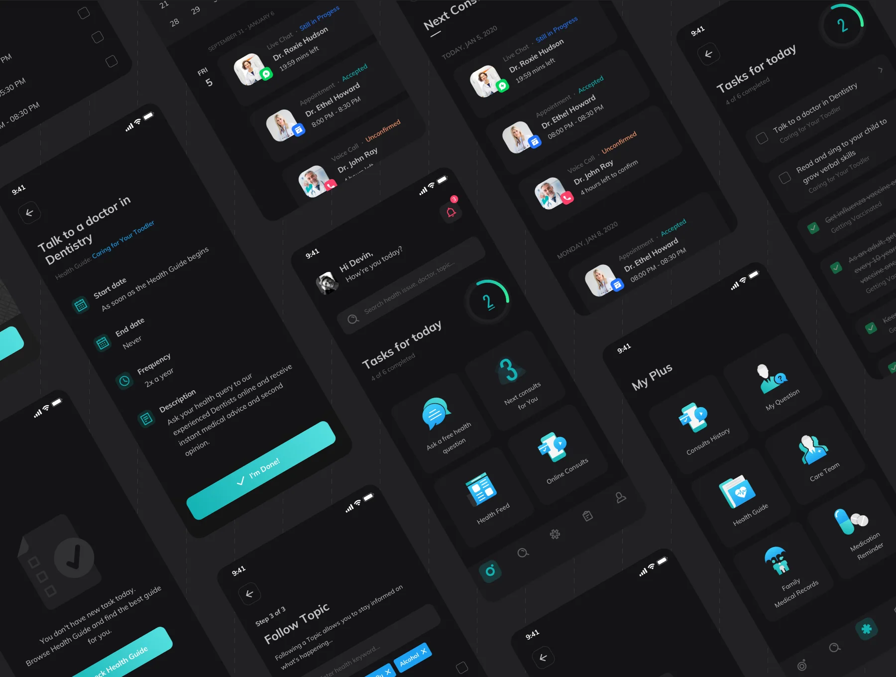 Doctor Plus - For Patient iOS UI Kit 9