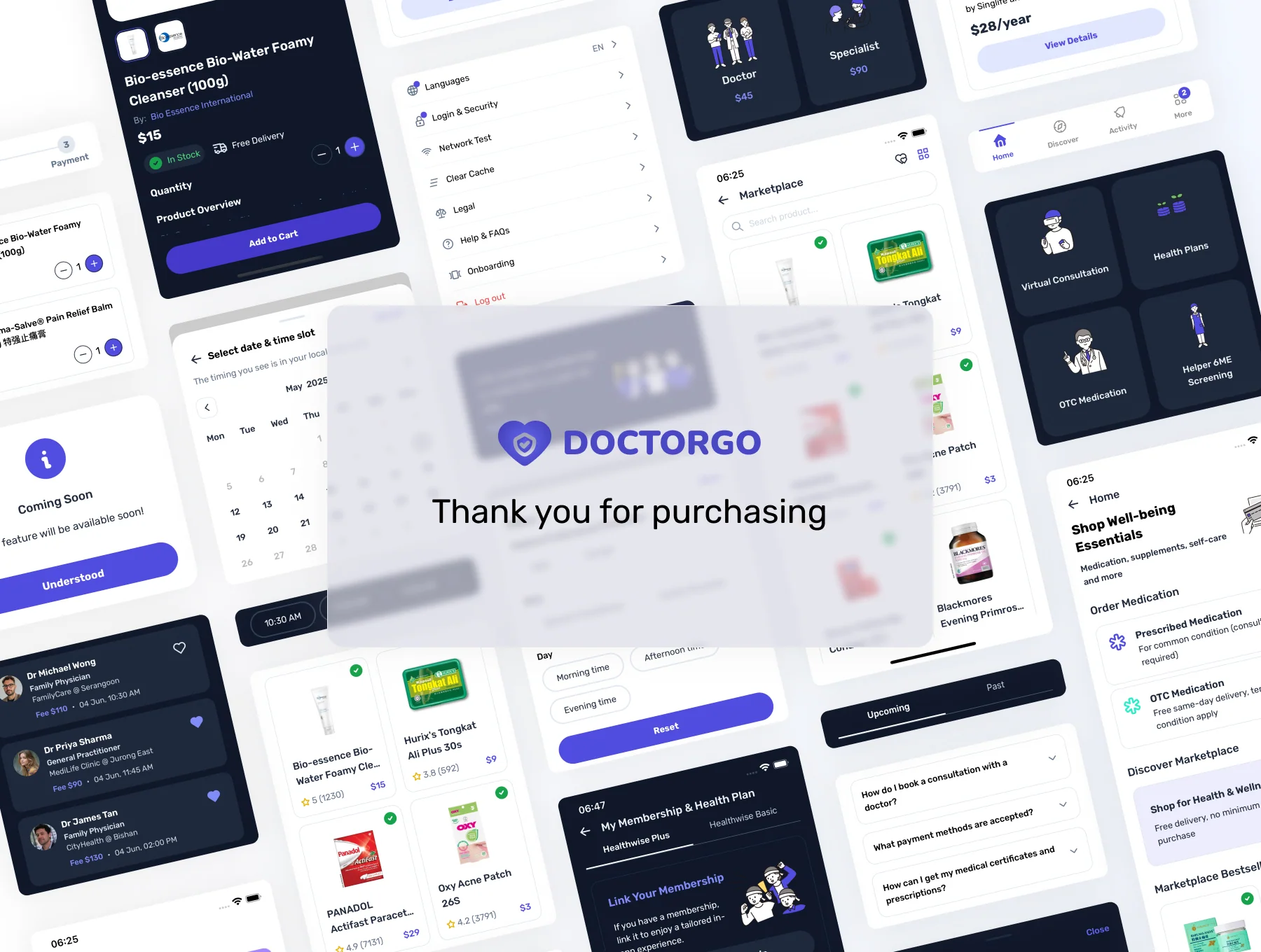 DoctorGo - Healthcare Mobile App UI Kit 8