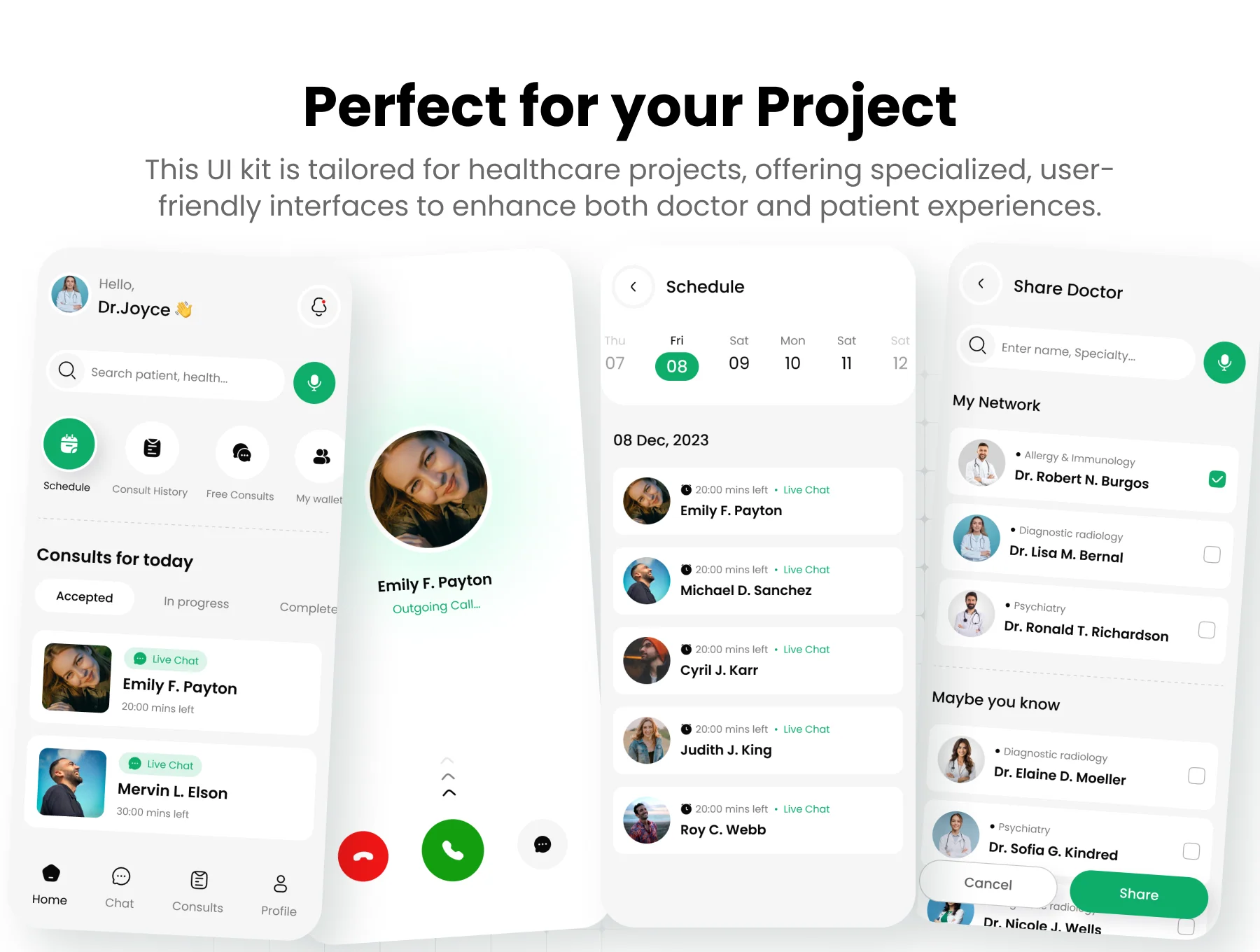 DocuDiary: Enhanced Patient Scheduling & Care Management UI Kit 6