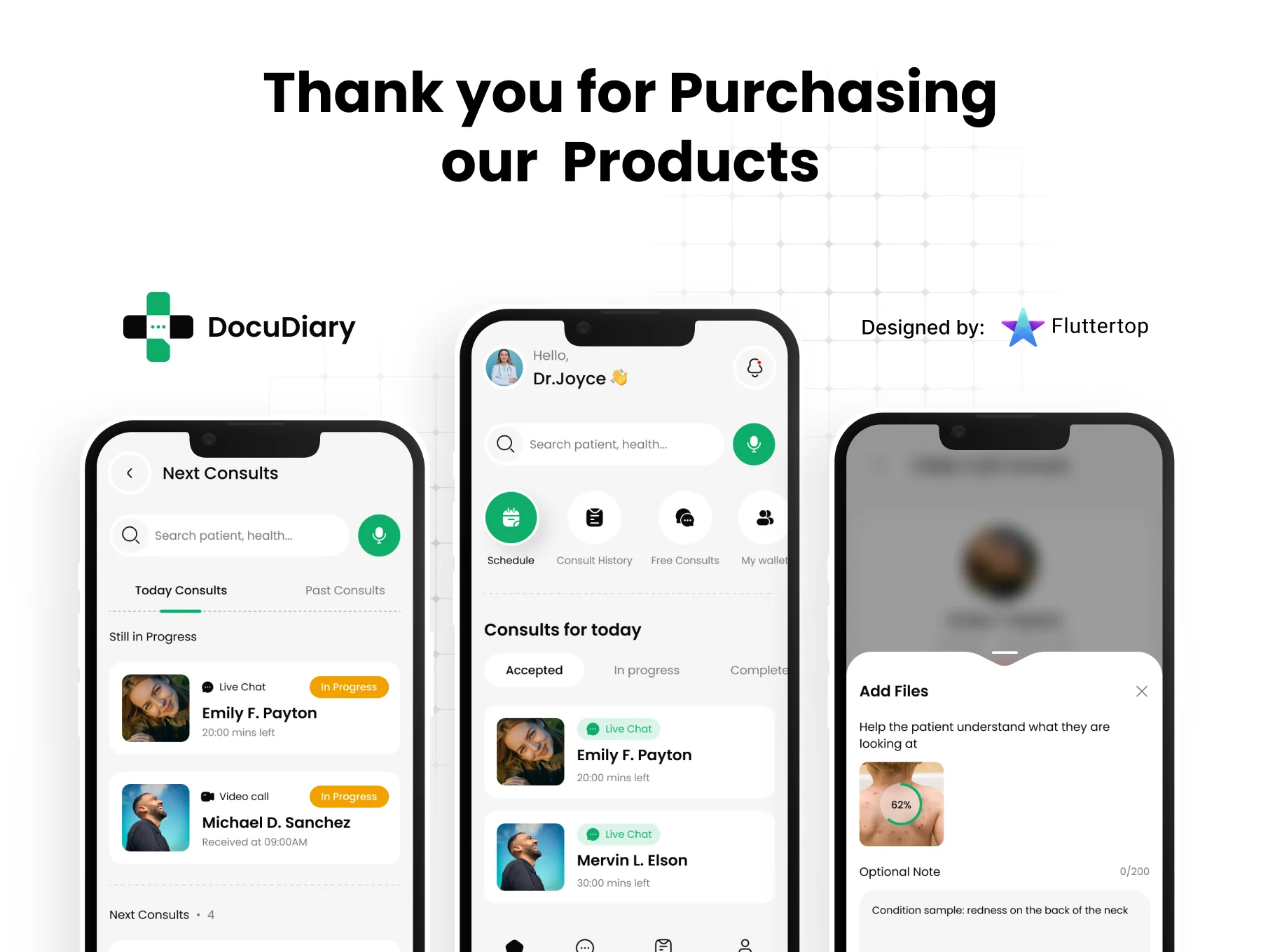 DocuDiary: Enhanced Patient Scheduling & Care Management UI Kit 8