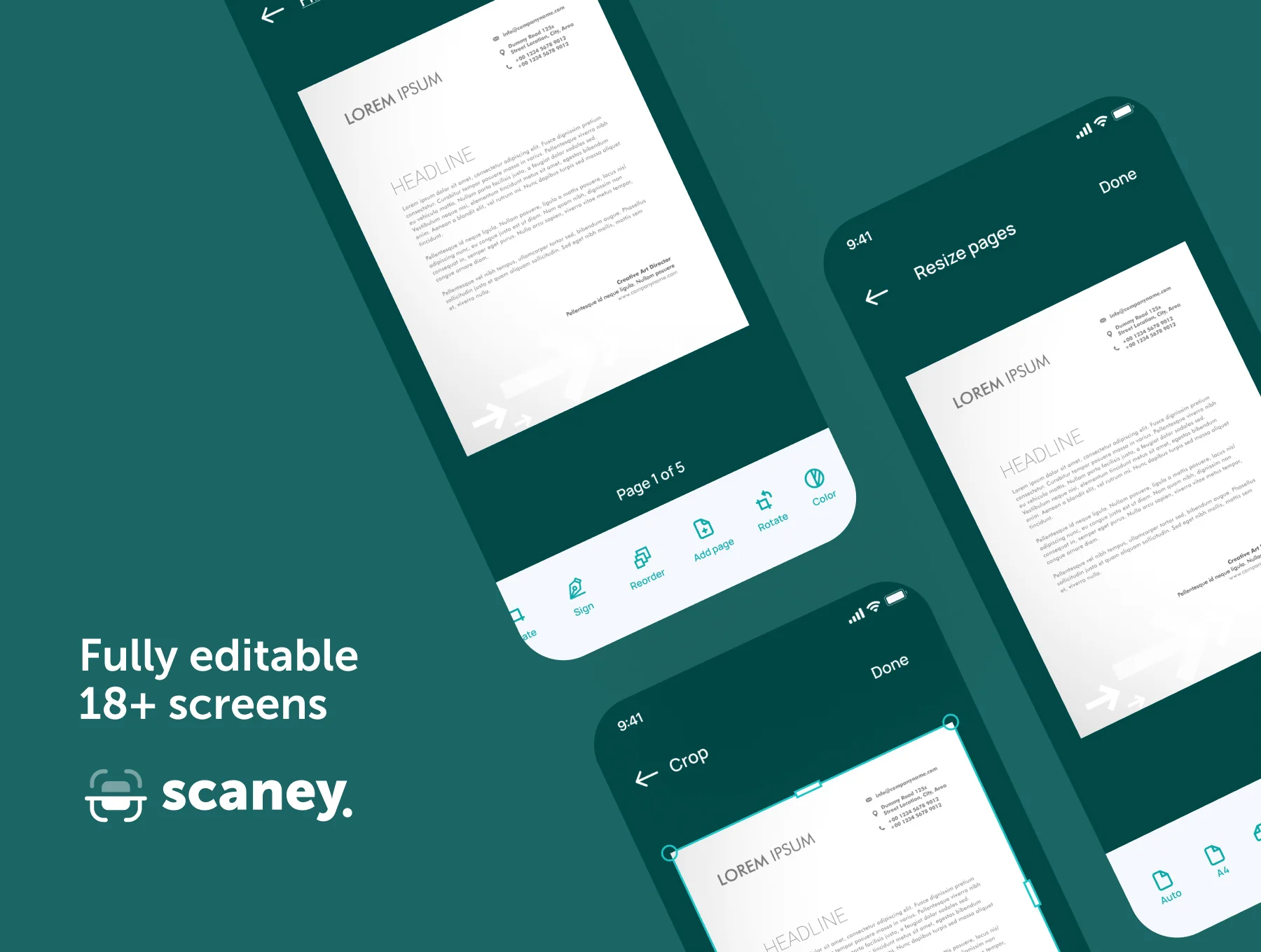 Scaney - Document Scanner App 4