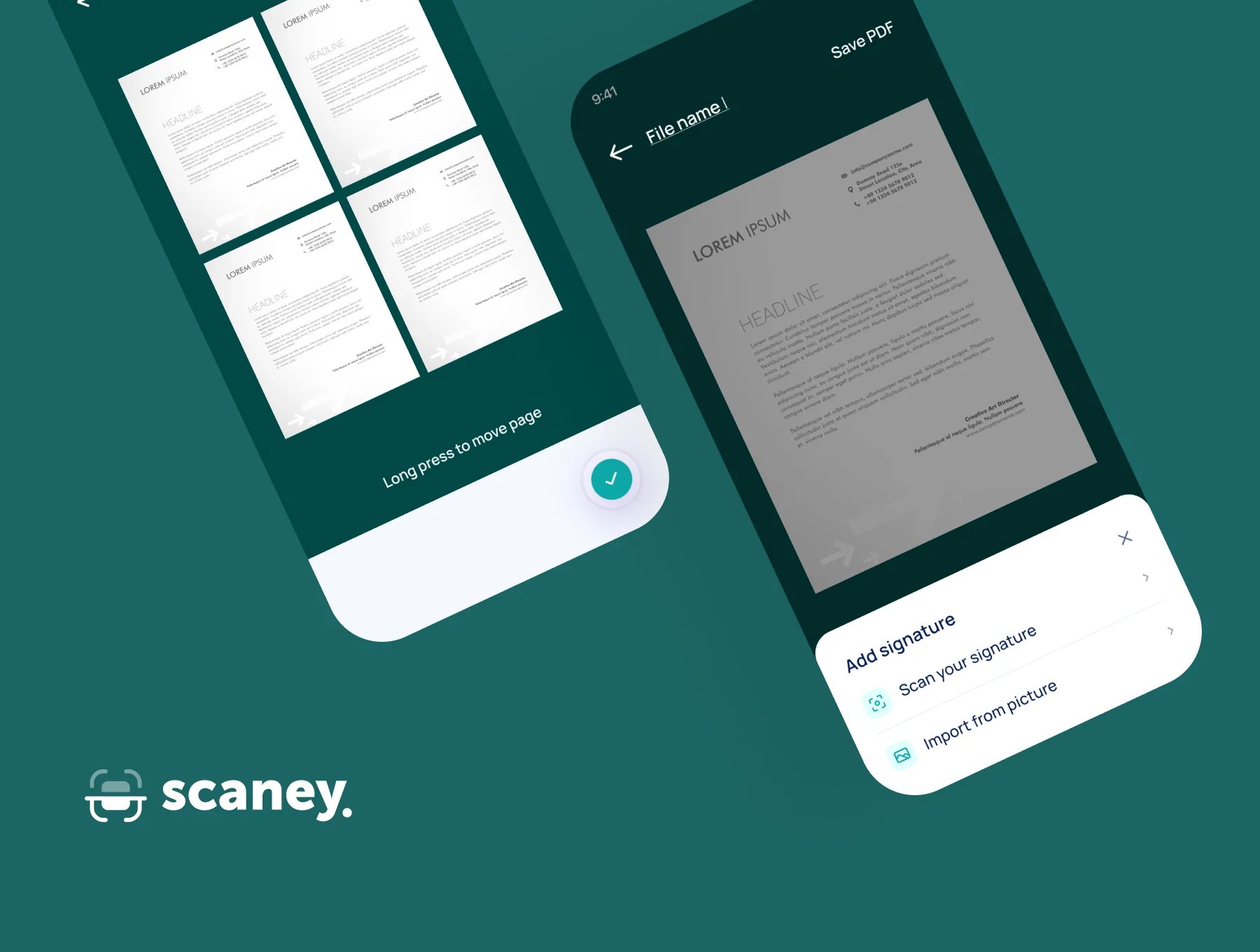 Scaney - Document Scanner App 5