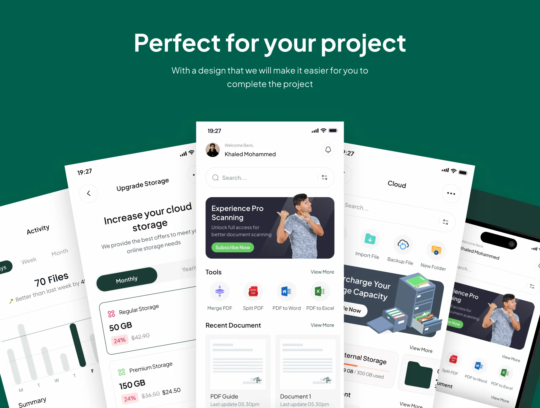 DocuSnap - Mobile Document Scanner App UI Kits 4