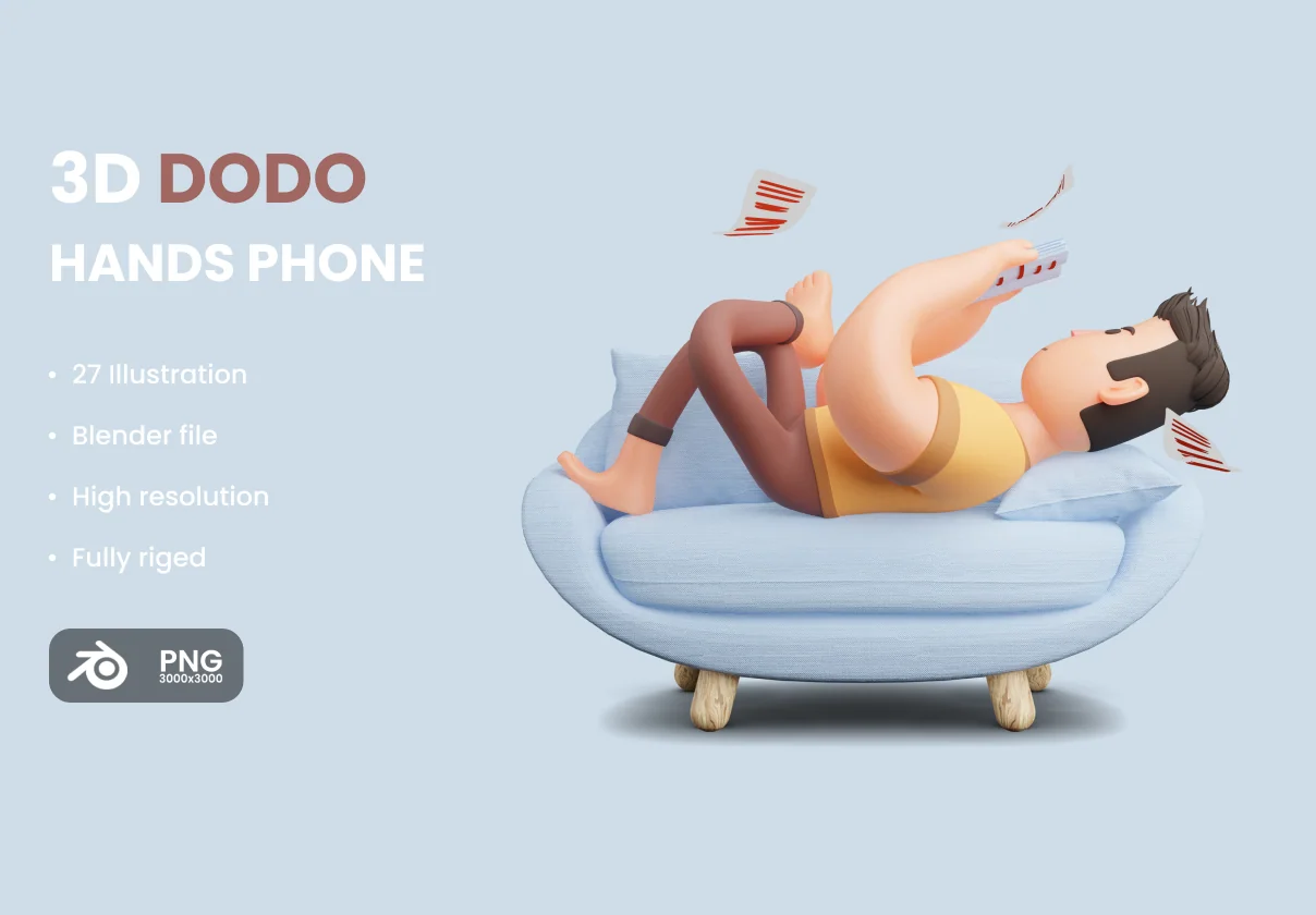 DODO 3D Illustration