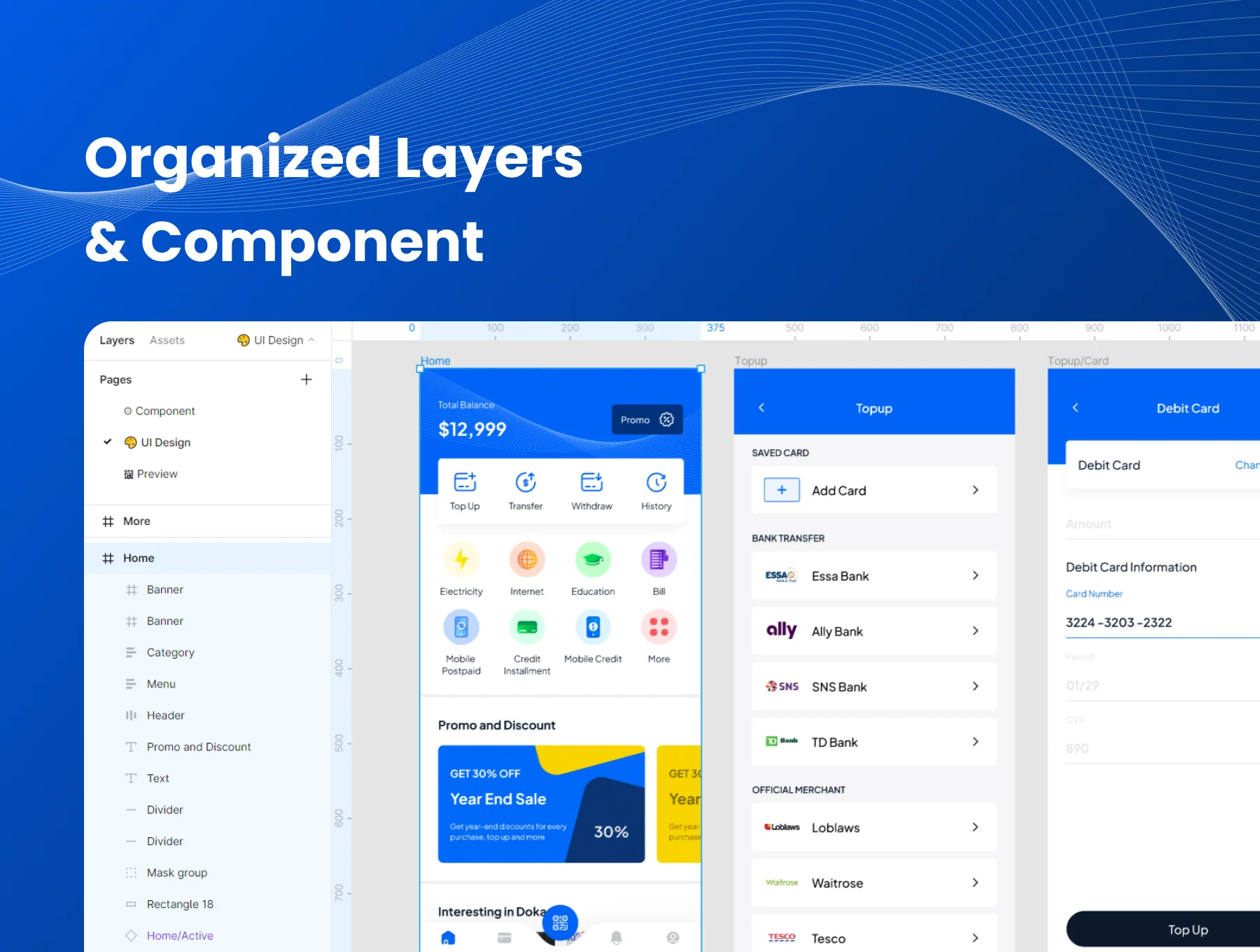 Doka - E-Wallet Mobile App UI Kit 5