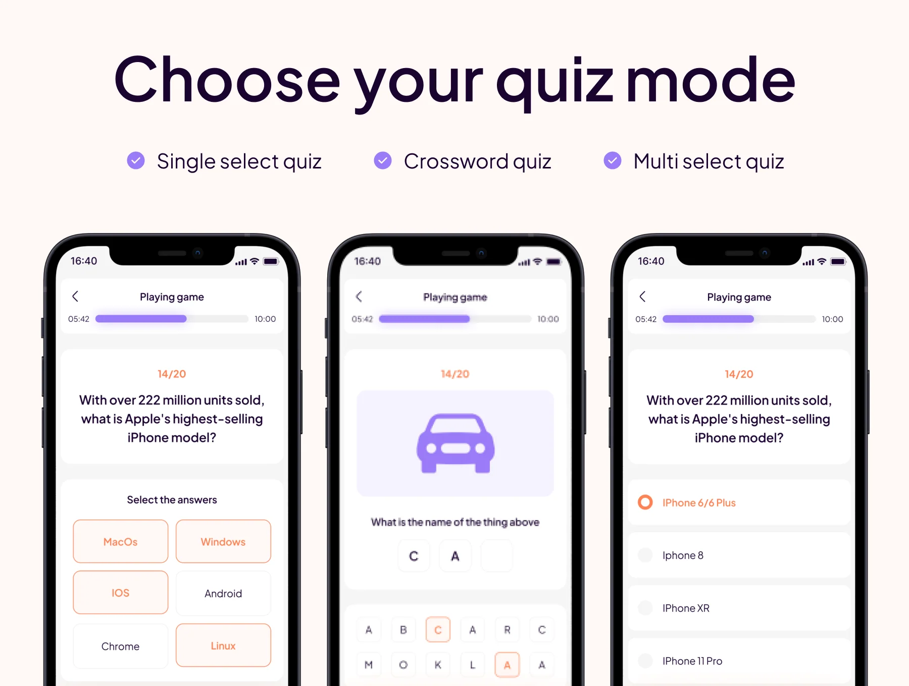 Dolano - Quiz Apps UI KIT 2
