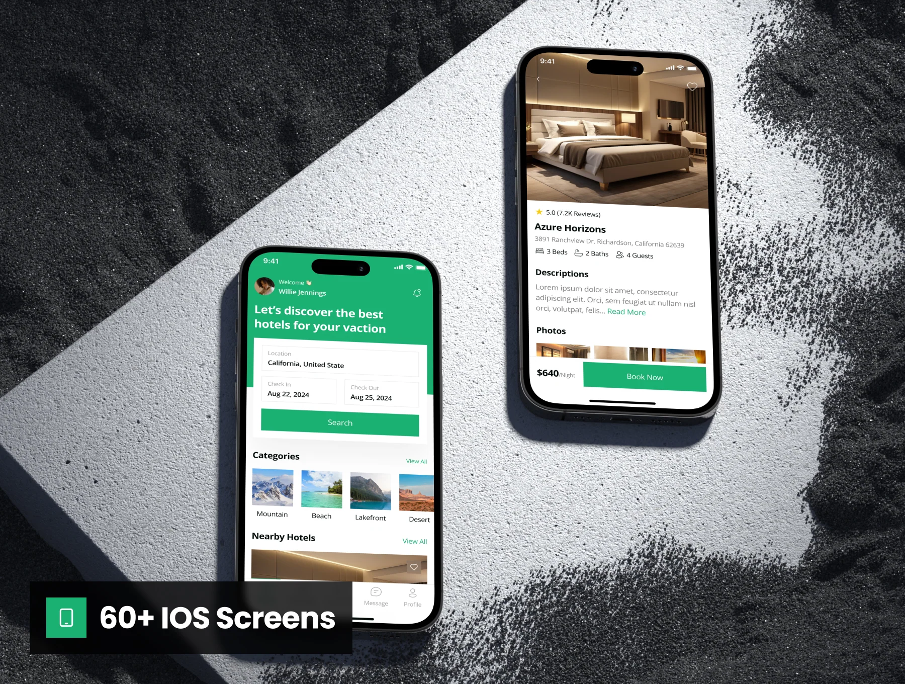 Dolce - Hotel Booking App UI Kit 7