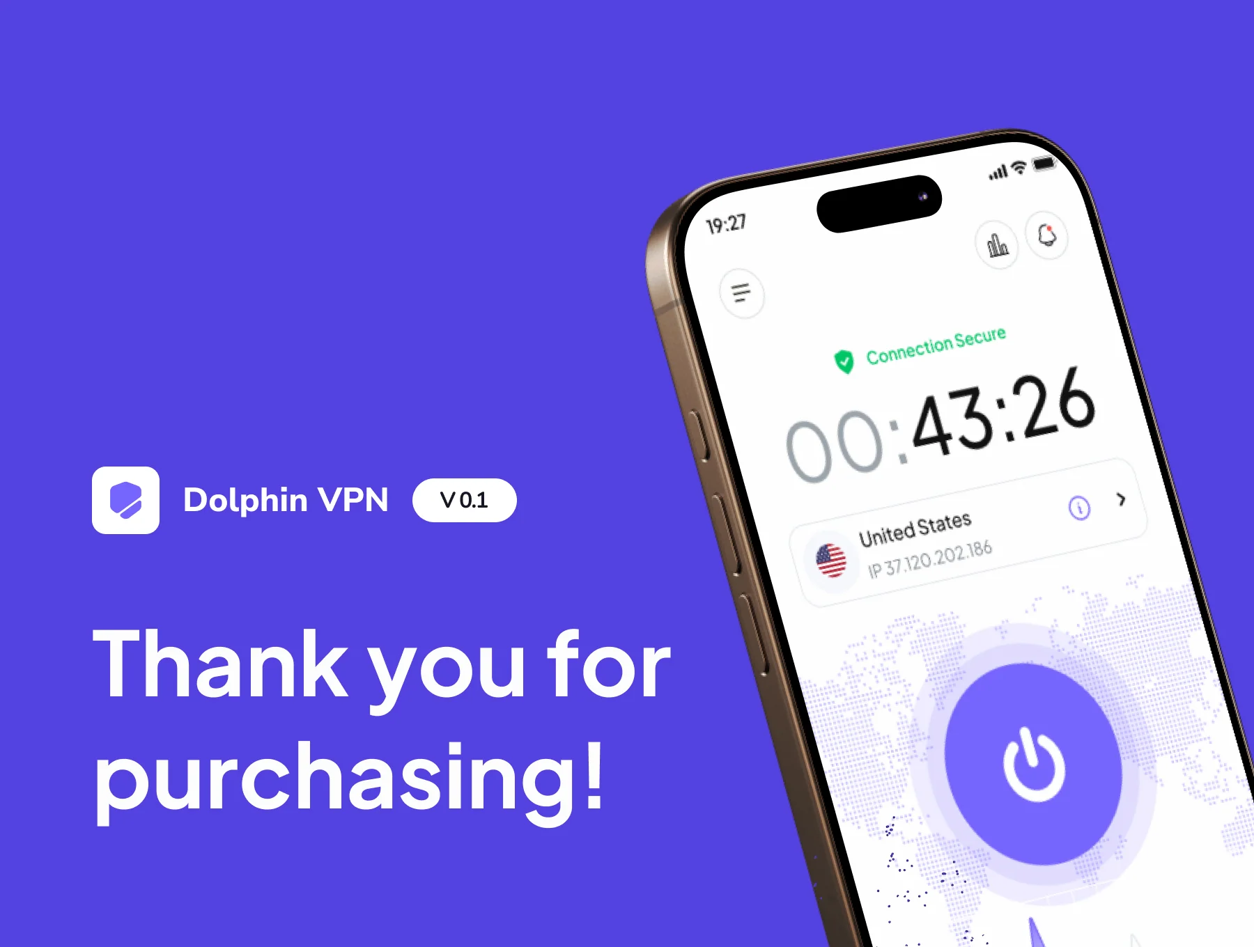 Dolphin VPN  - VPN Mobile Mobile App UI Kits 6