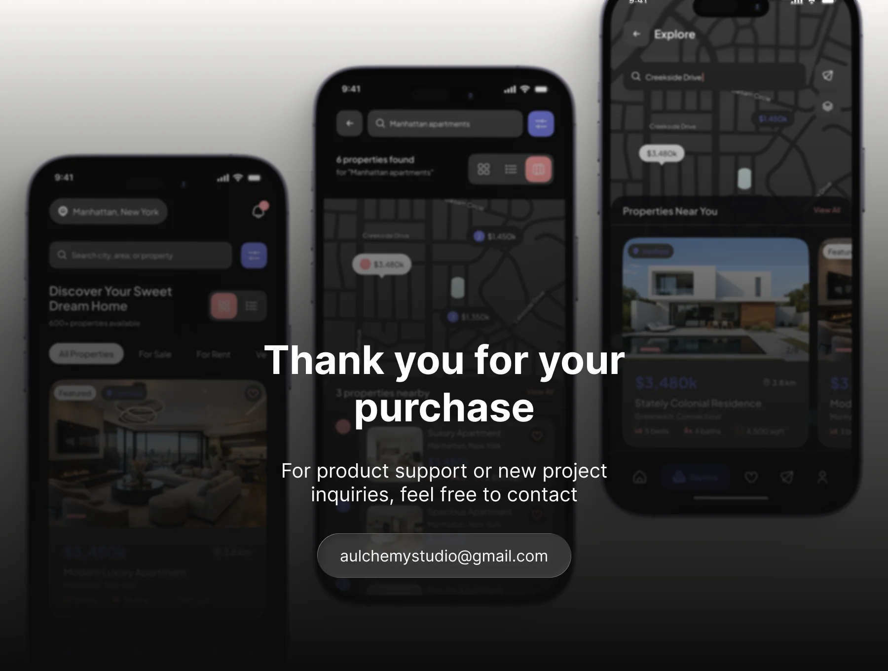 Dome - Real Estate Property Marketplace App UI Kit 6