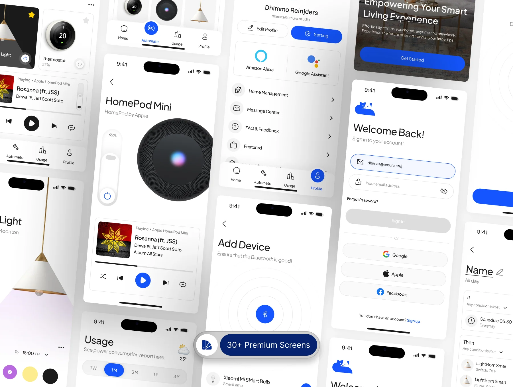 Domonic – Smart Home App UI Kit 4