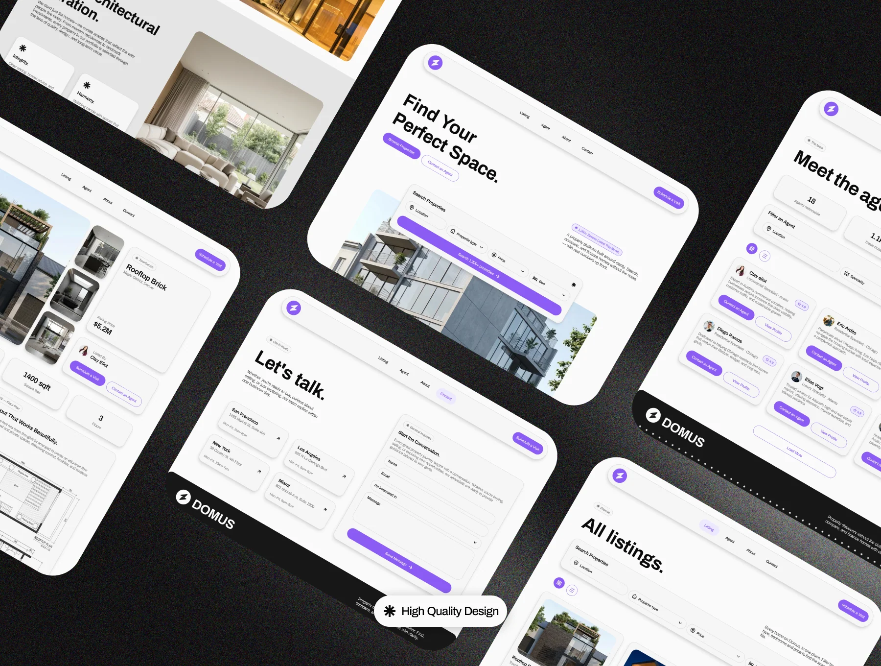 Domus — Real Estate & Property Landing Kit 2