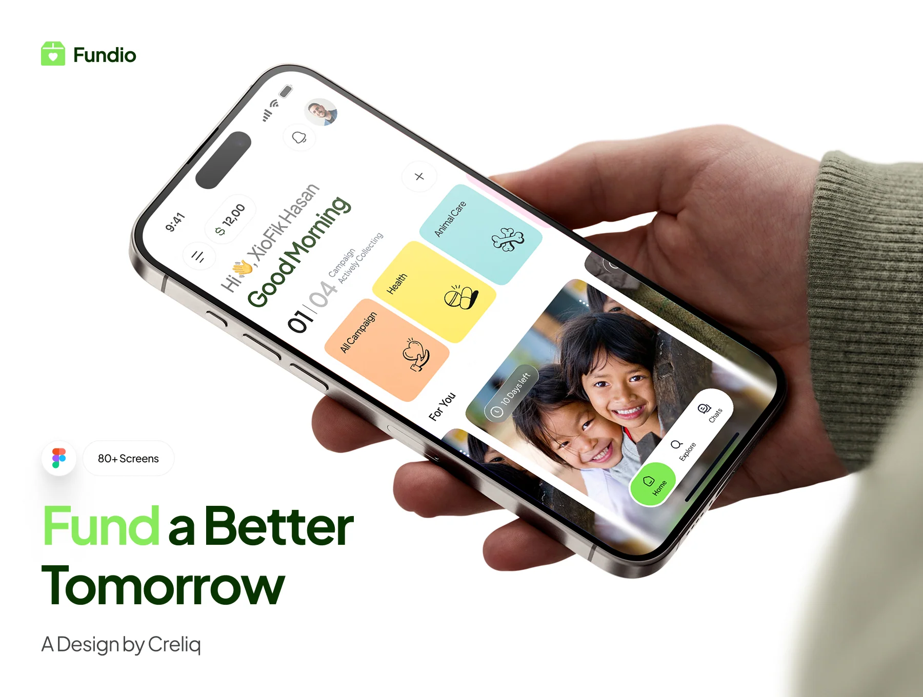 Donation, Fundraising Mobile App UI Kit 6