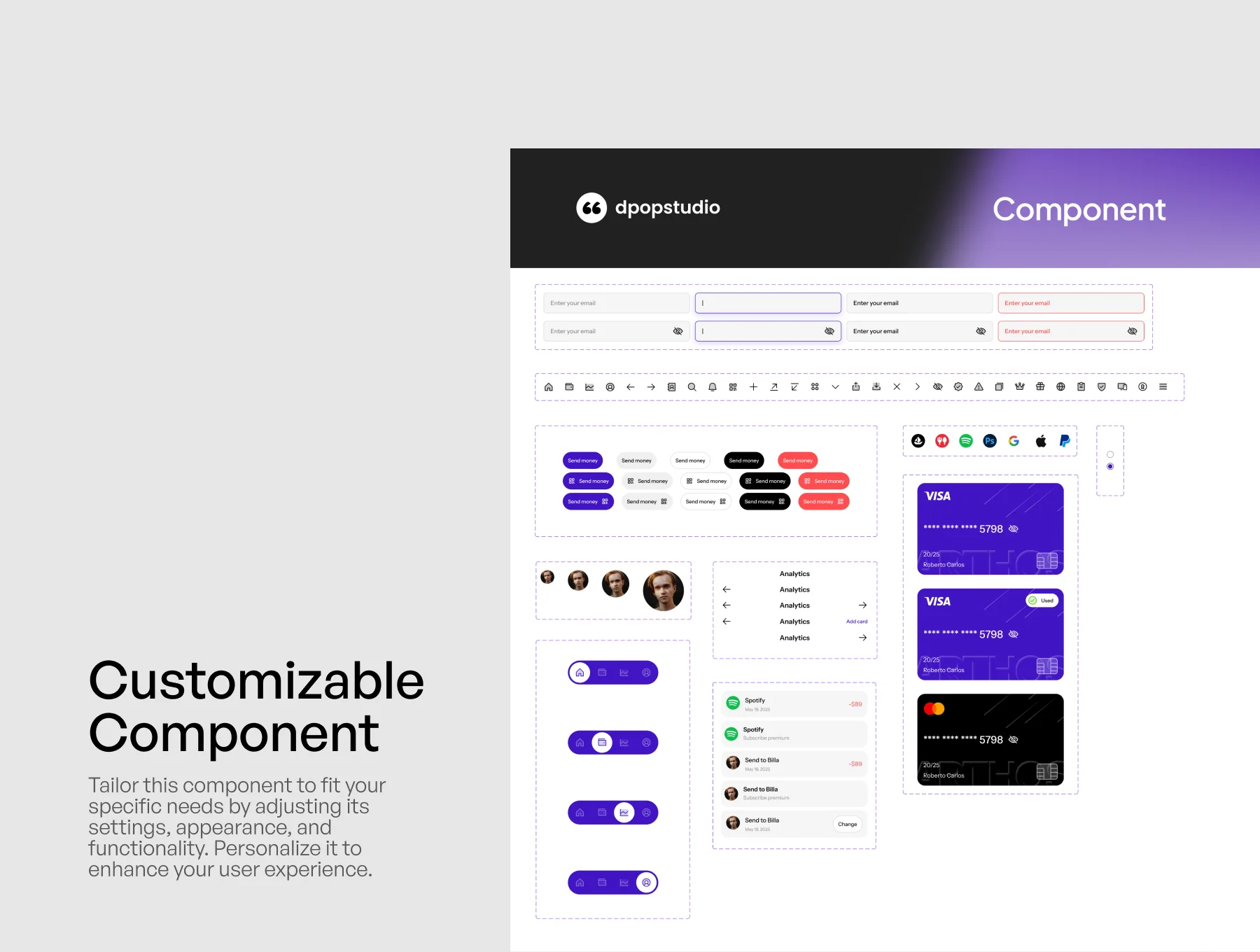 Doney - E-wallet Mobile App UI KIT 4
