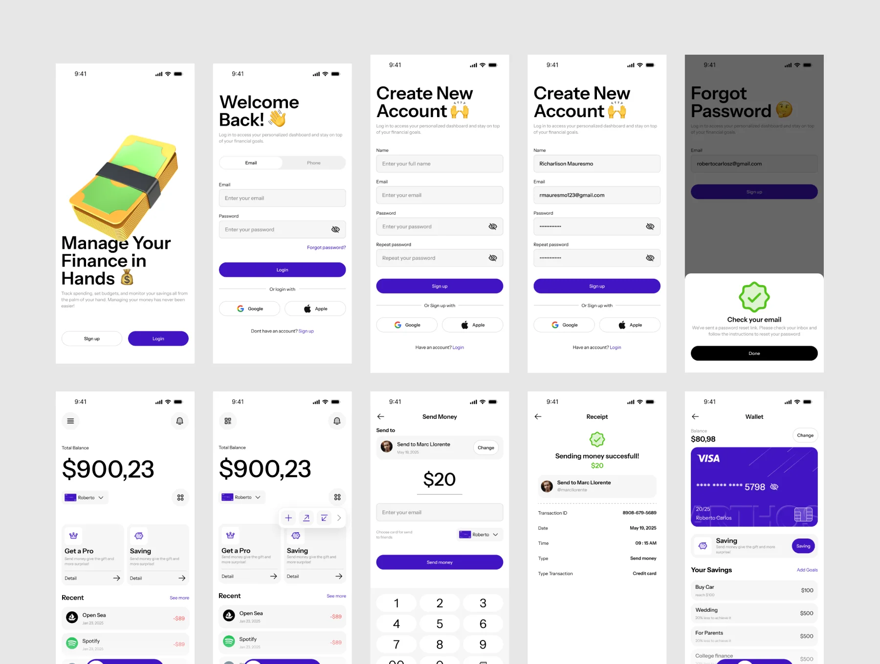 Doney - E-wallet Mobile App UI KIT 5