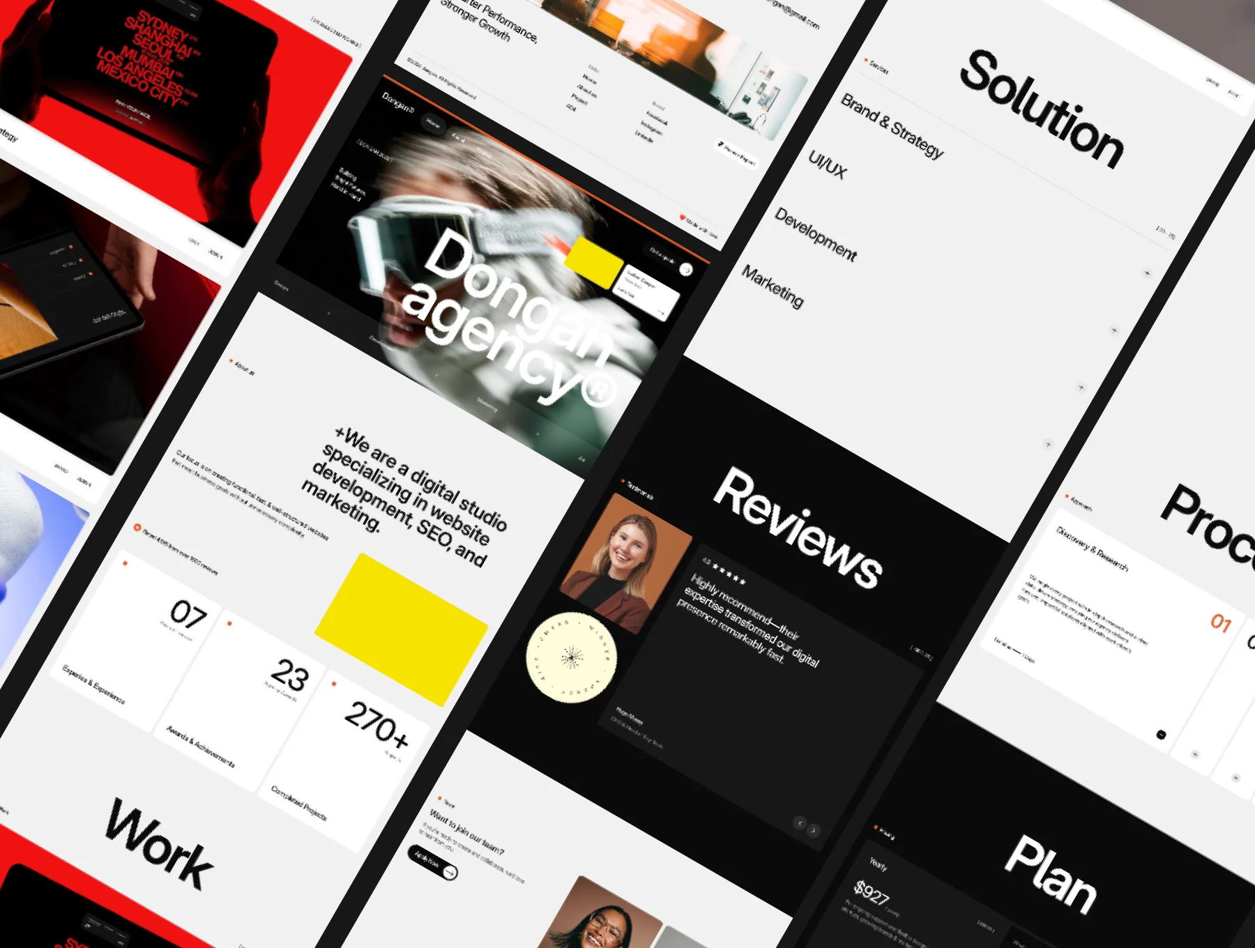 Dongan – Studio Agency Framer Template 2