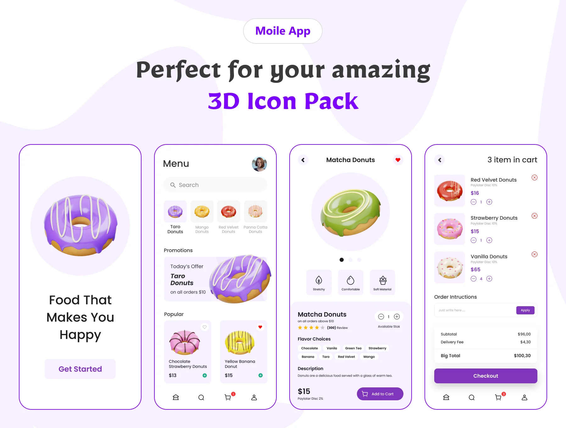 Donut 3D Illustration 4