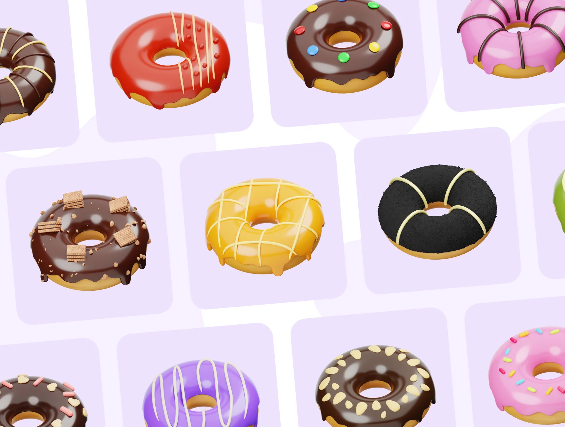 Donut 3D Illustration 6
